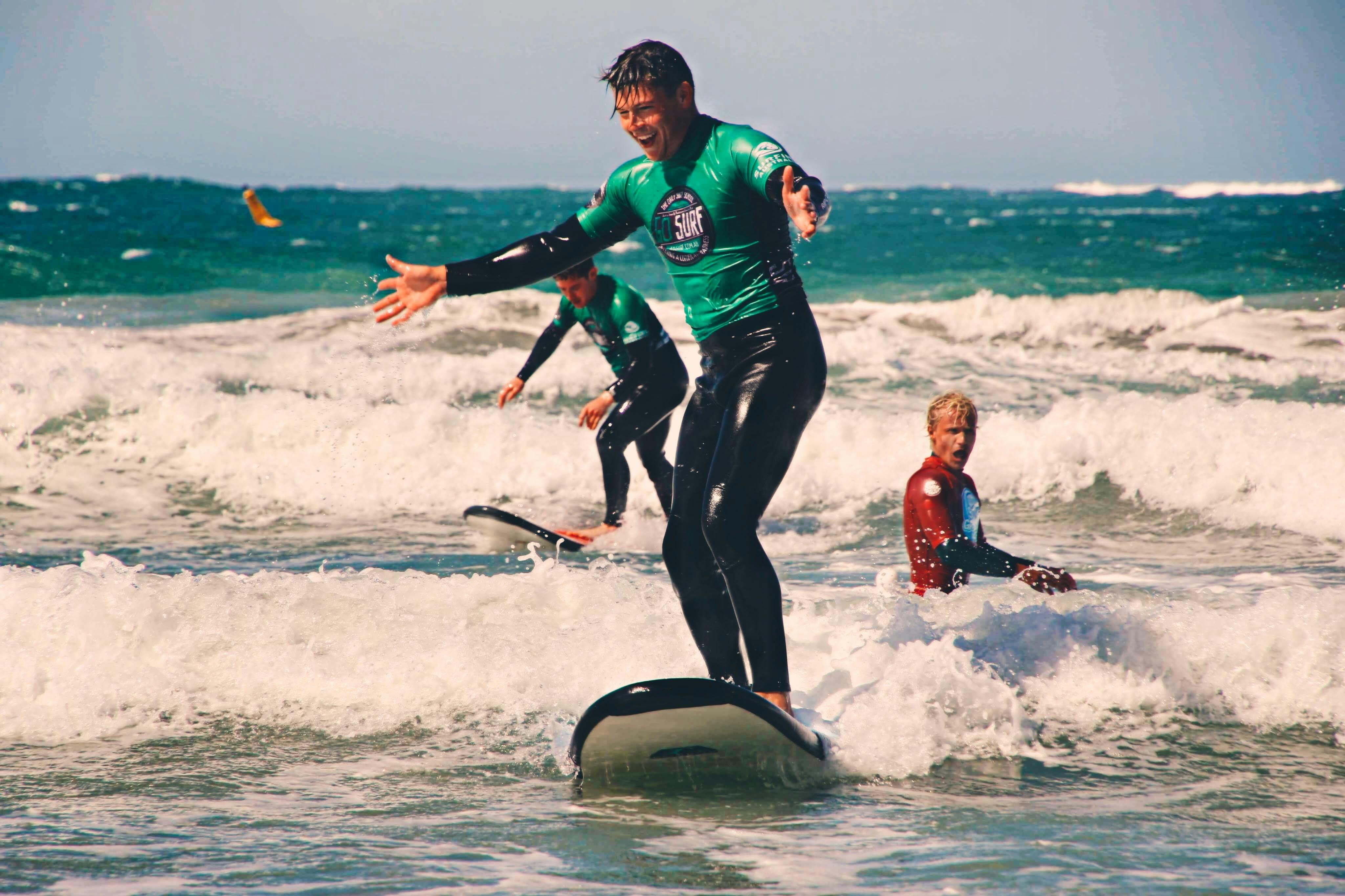 adult surf lesson