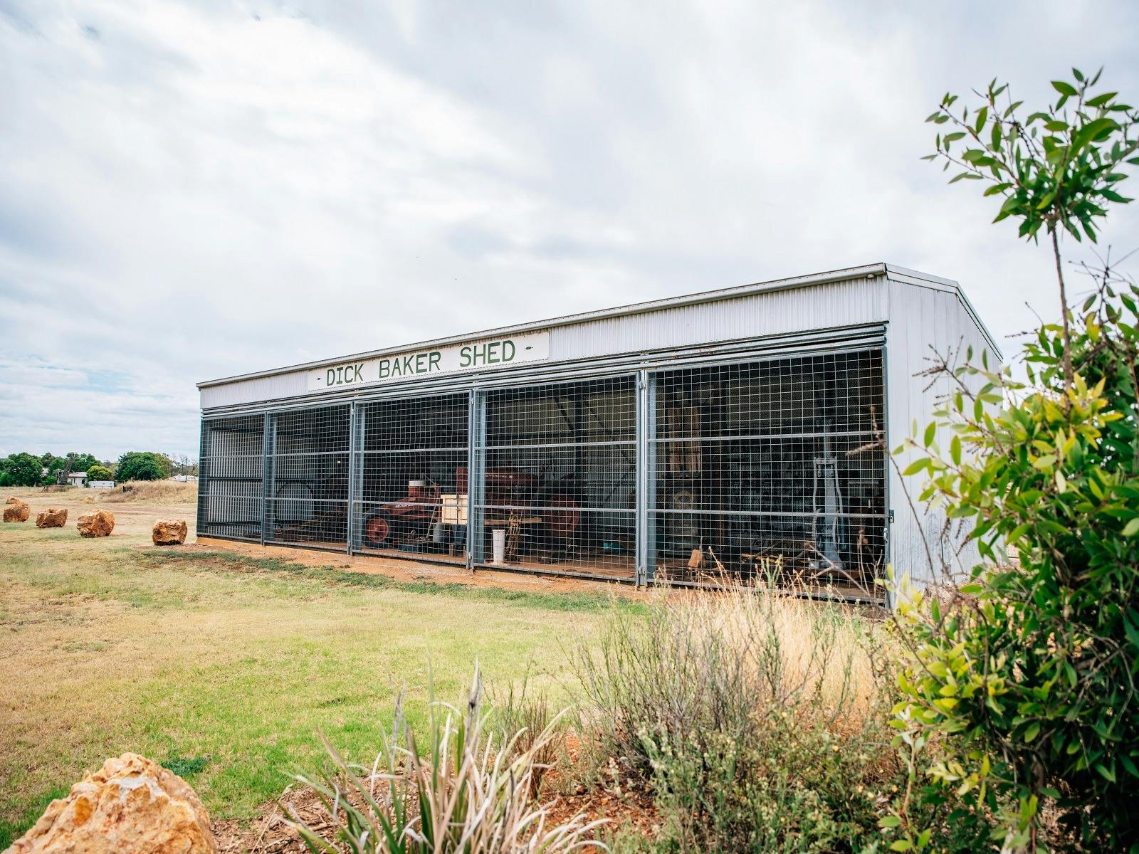 Dick Baker Shed & Old Machinery Display