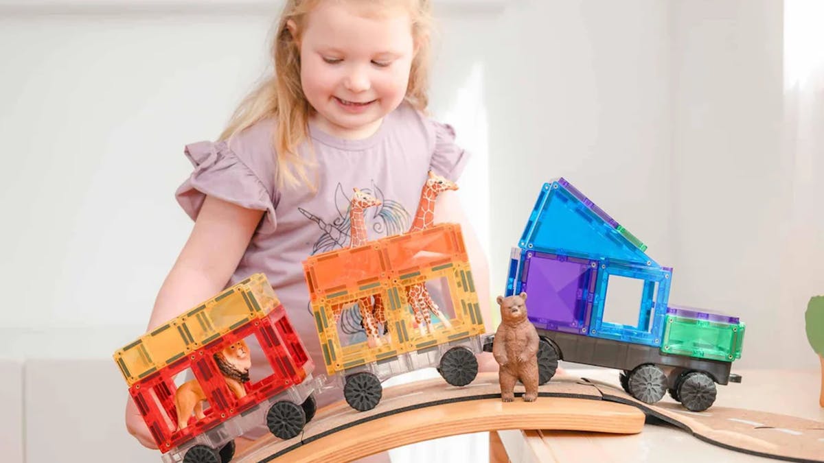 Connetix Magnetic Tiles available at Cherrie Baby