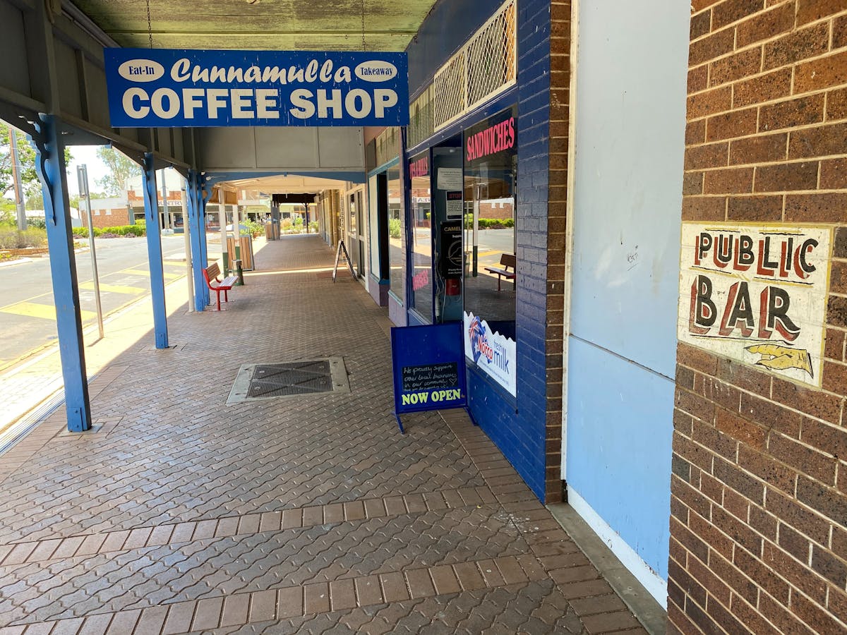 Cunnamulla coffee shop.
