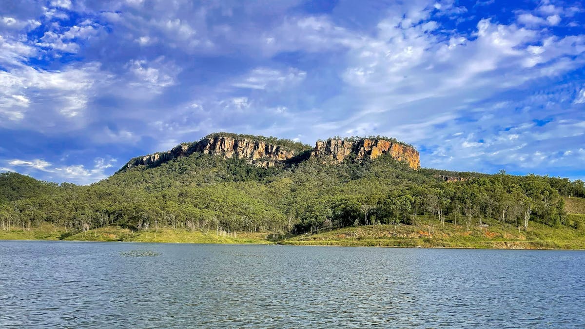Experience the stunning Lake Cania, fishing, swimming, boating, water sports available
