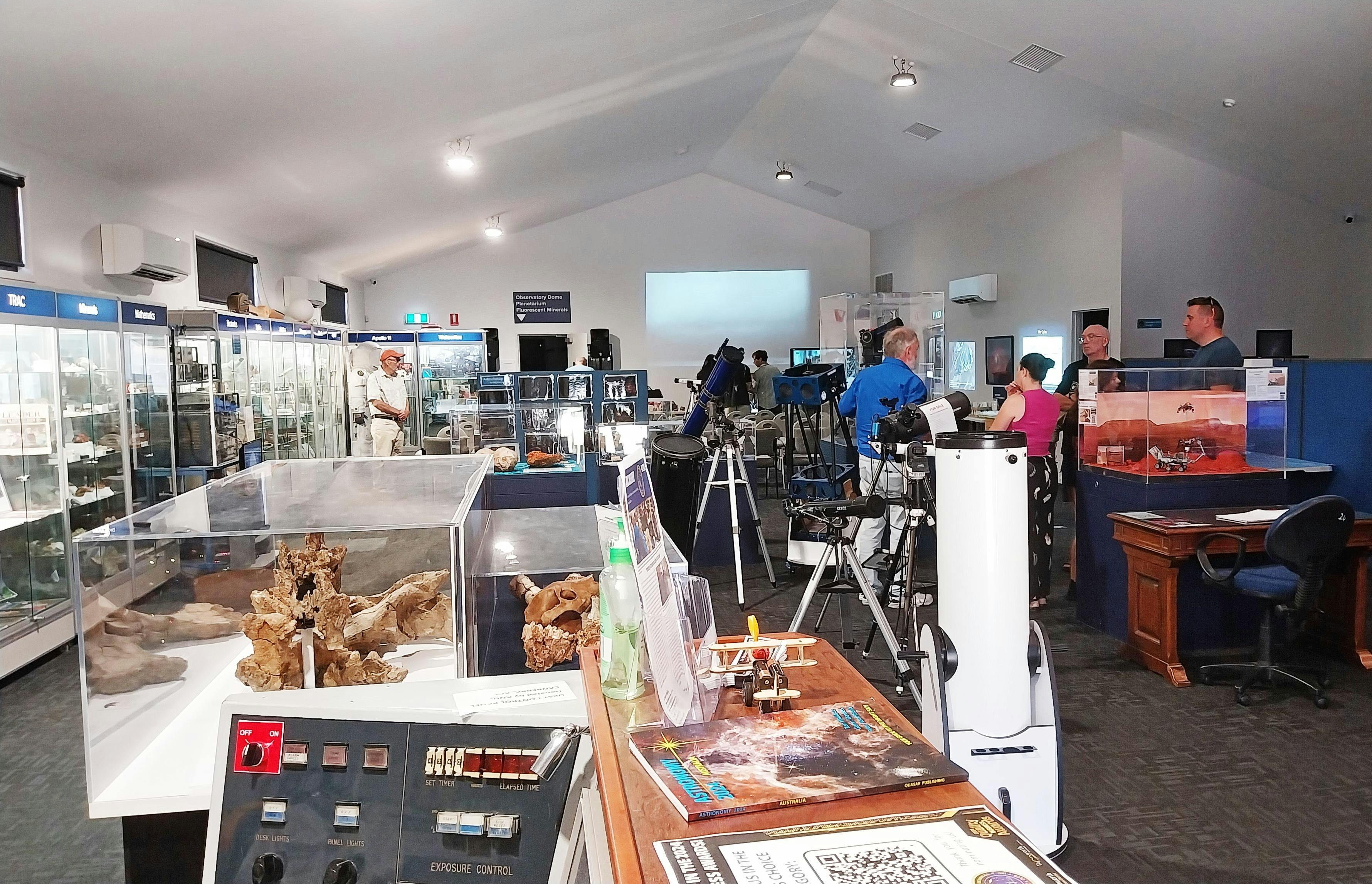 The Centre's Auditorium & STEM displays