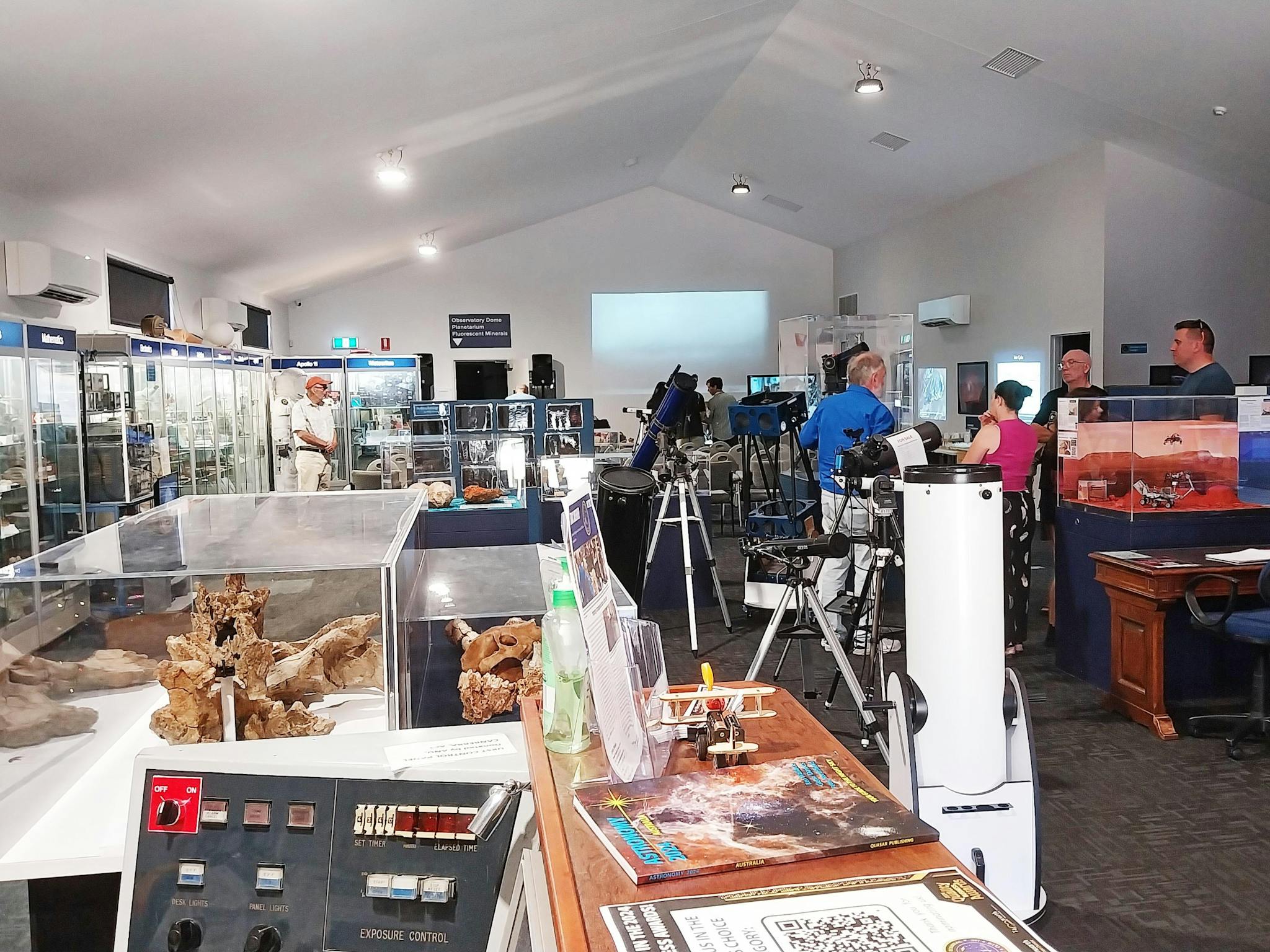 The Centre's Auditorium & STEM displays