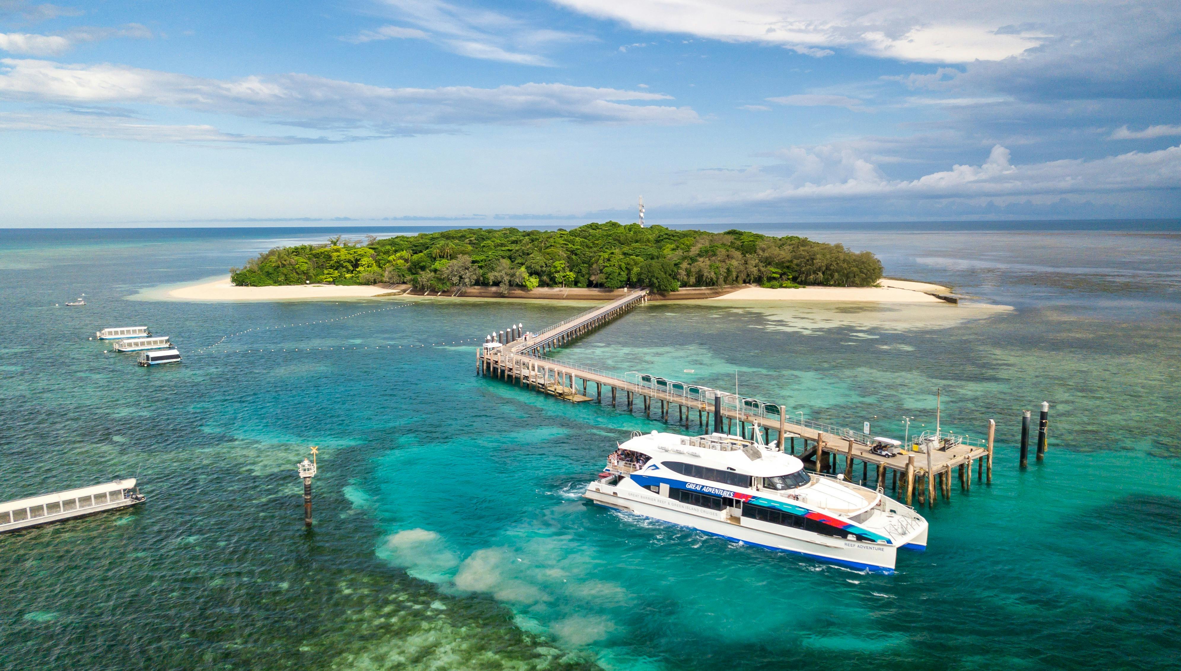 Great Adventures ferry at Green Island jetty