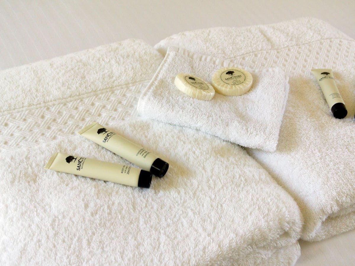 Fluffy oversized towels