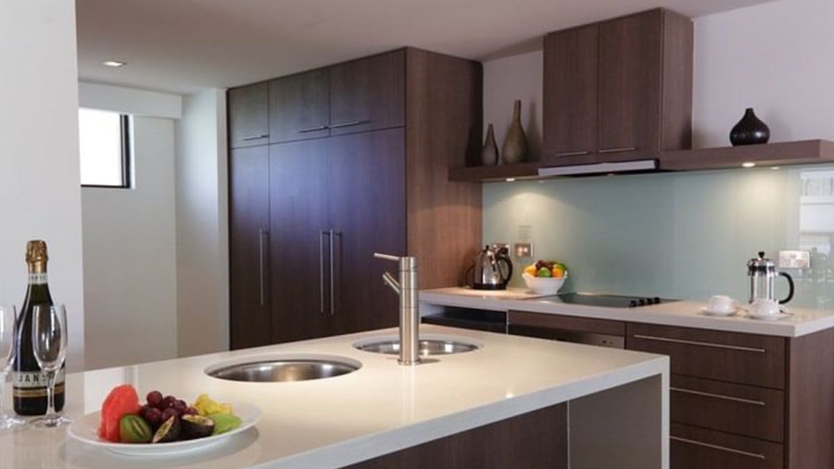 Self-Contained Apartment Kitchen
