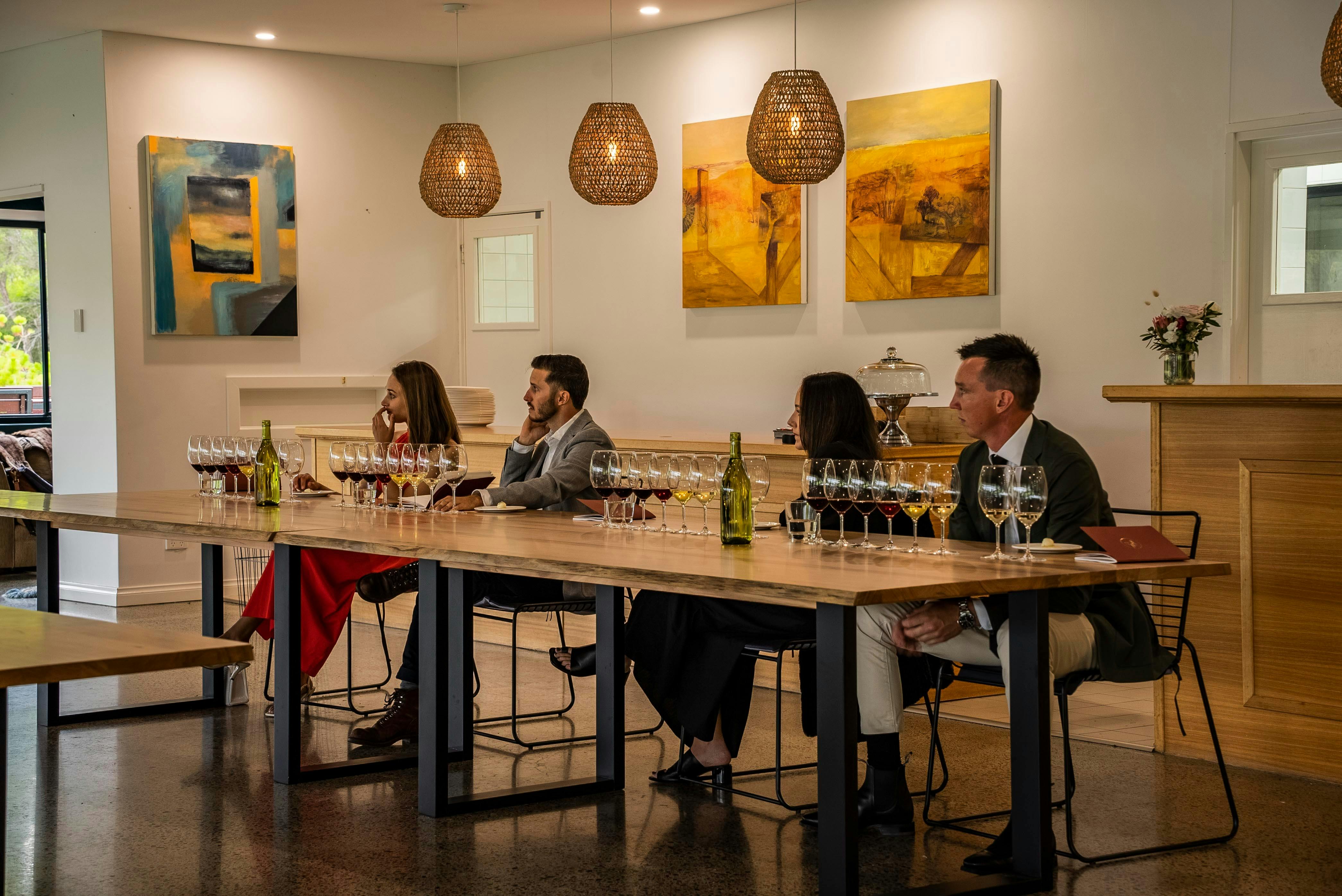 Private wine tasting of LS Merchants wines for Earn Your Vino