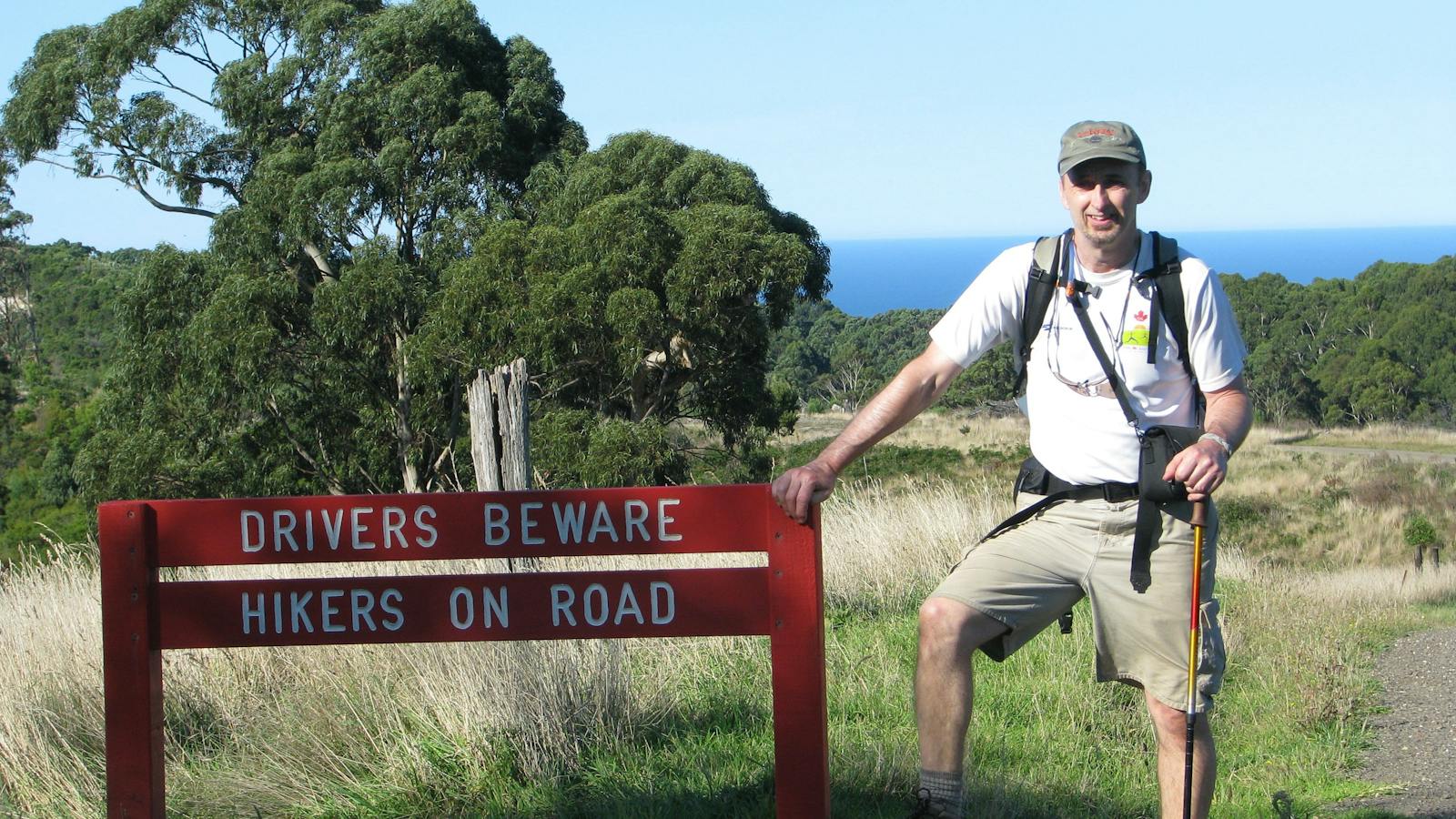 Hikers on road Walk 91