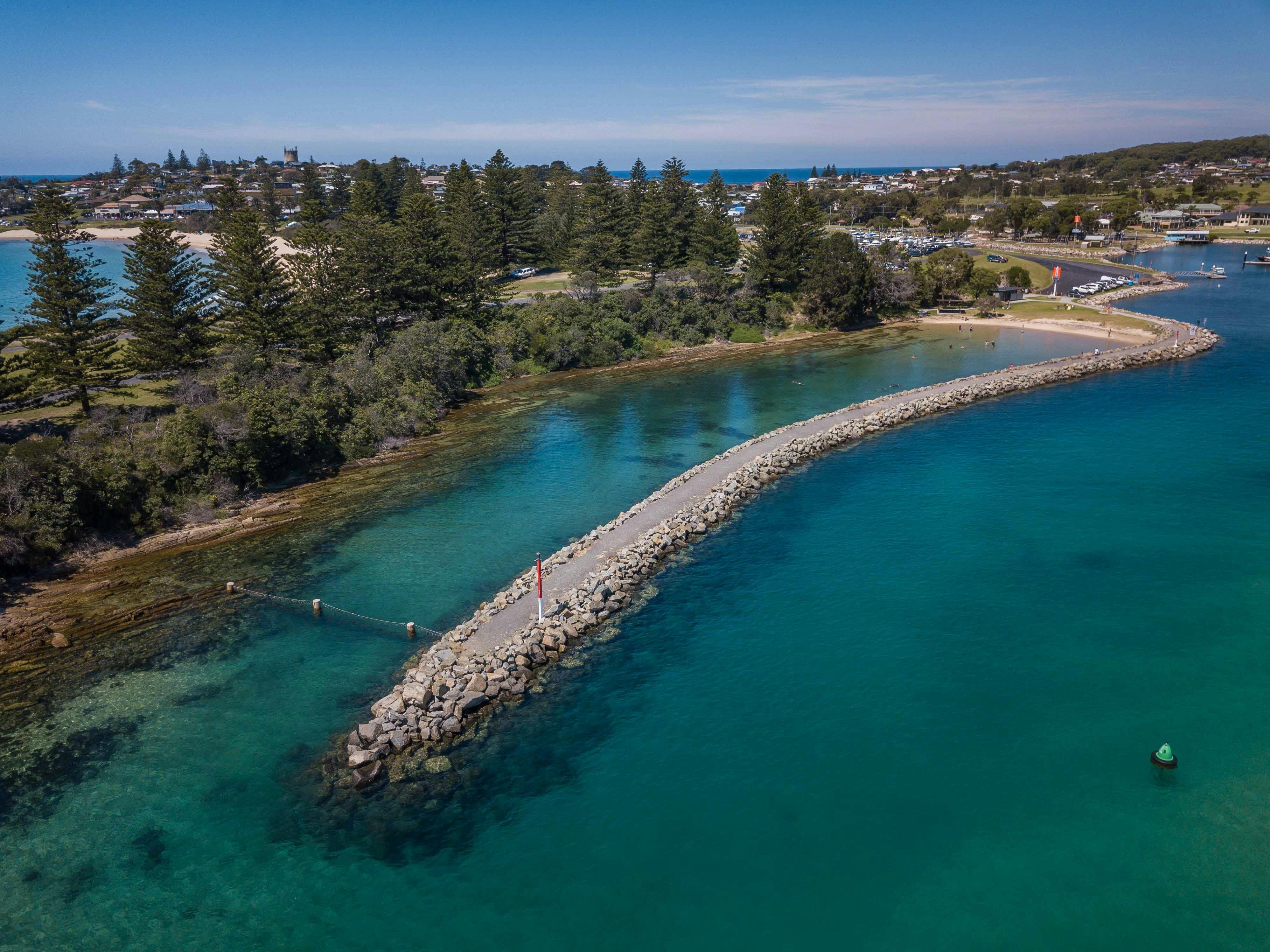 Bermagui Harbour, Bermagui, Fishing, Sapphire Coast, NSW, Bruce Steer Pool