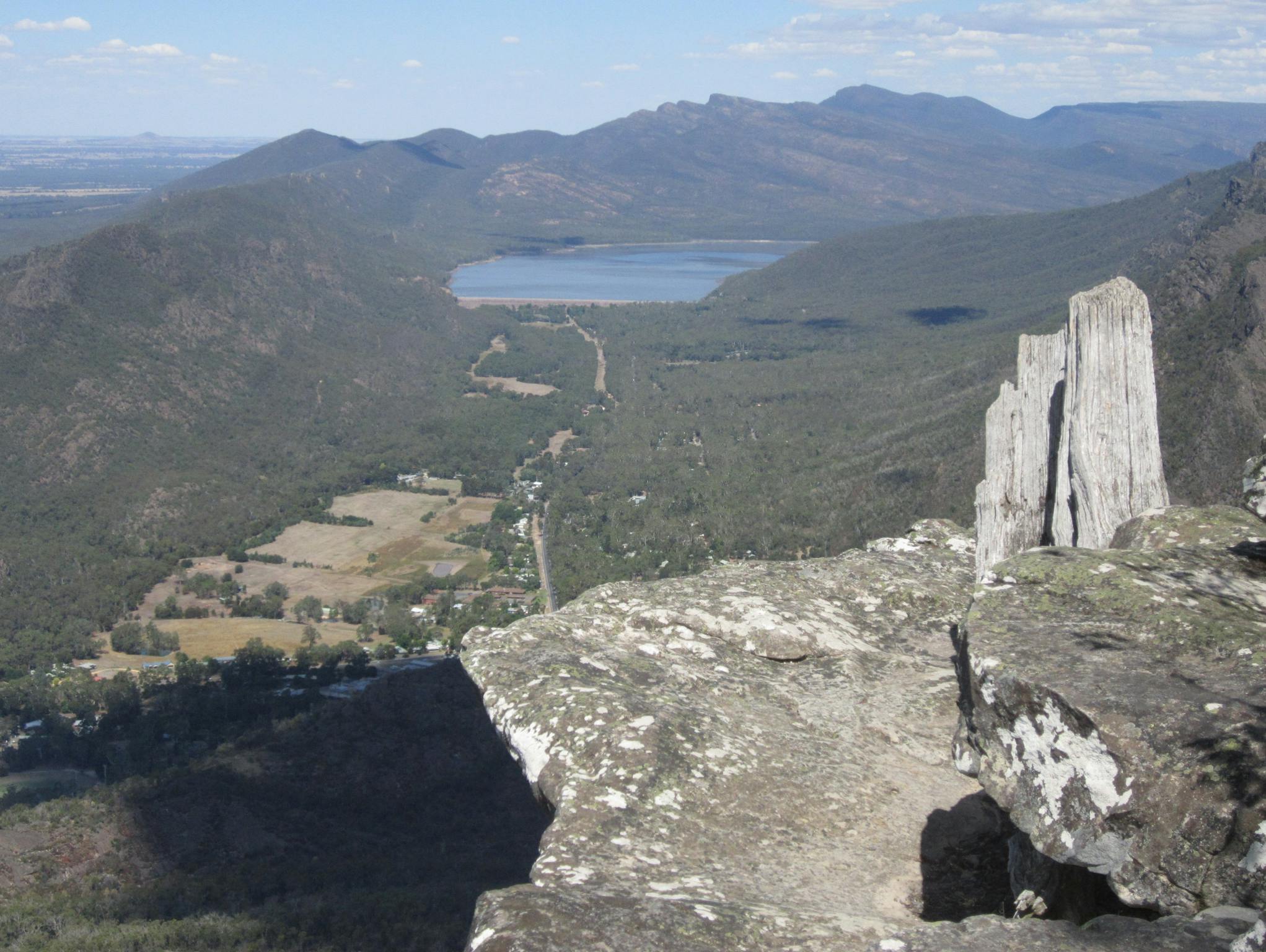 Lake Bellfield see from Boroka Lookout - Grampians