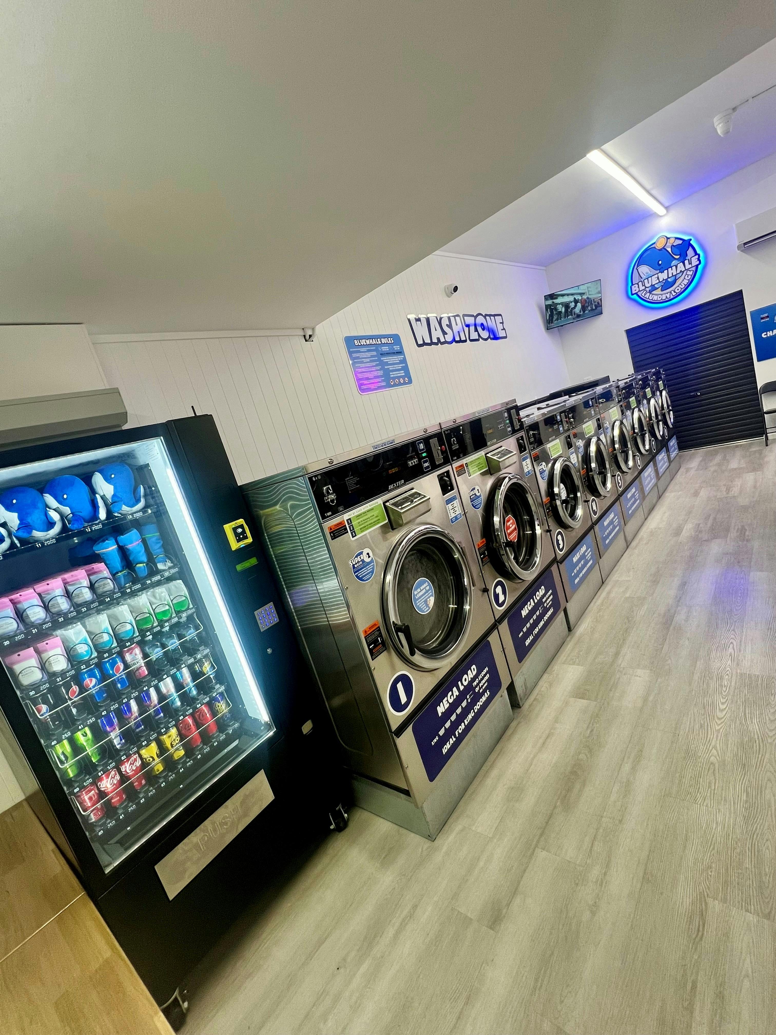 Blue Whale Laundry Lounge