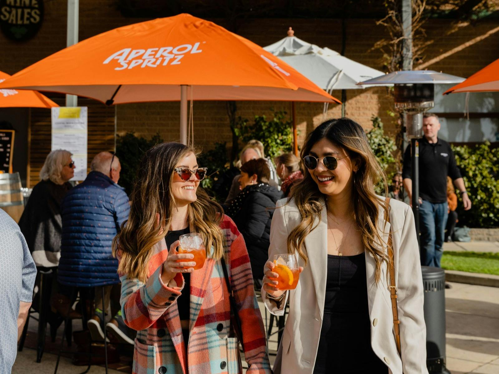 Girls with Aperol Spritz