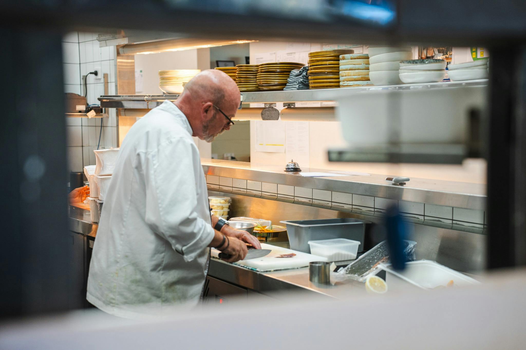 Chef Preparing 4 course meal