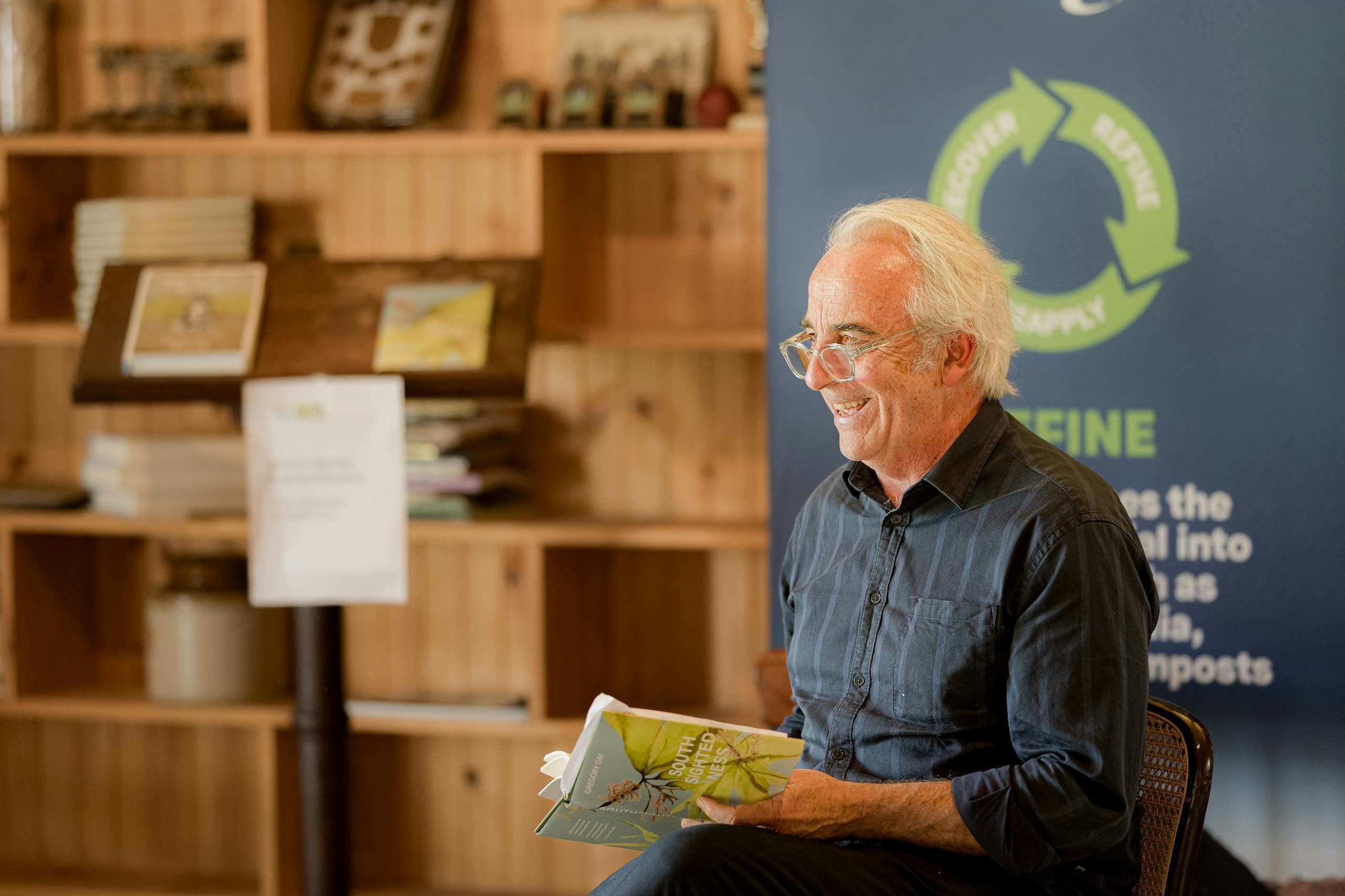 Author Greg Day reads from his book