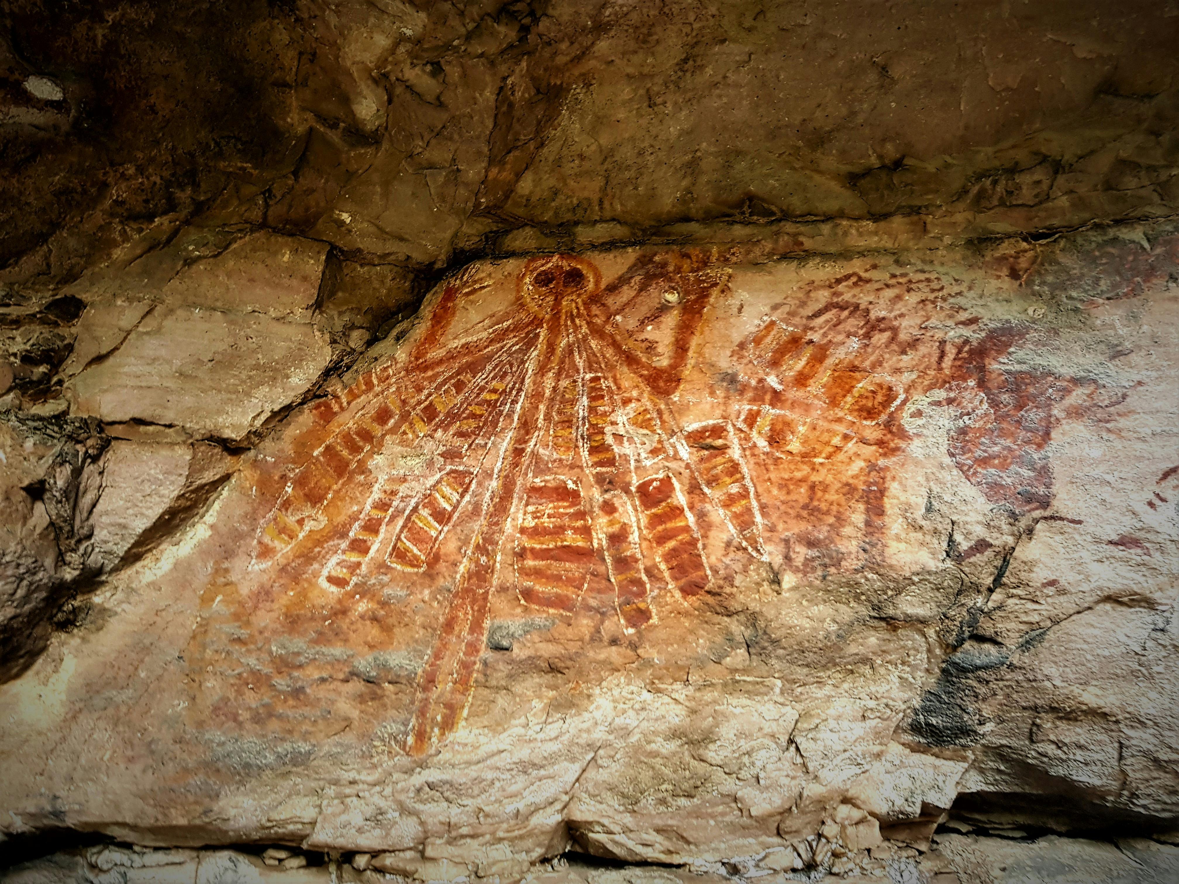 A powerful image of an ancient story - the creation mother, hear 1st hand from our aboriginal guide