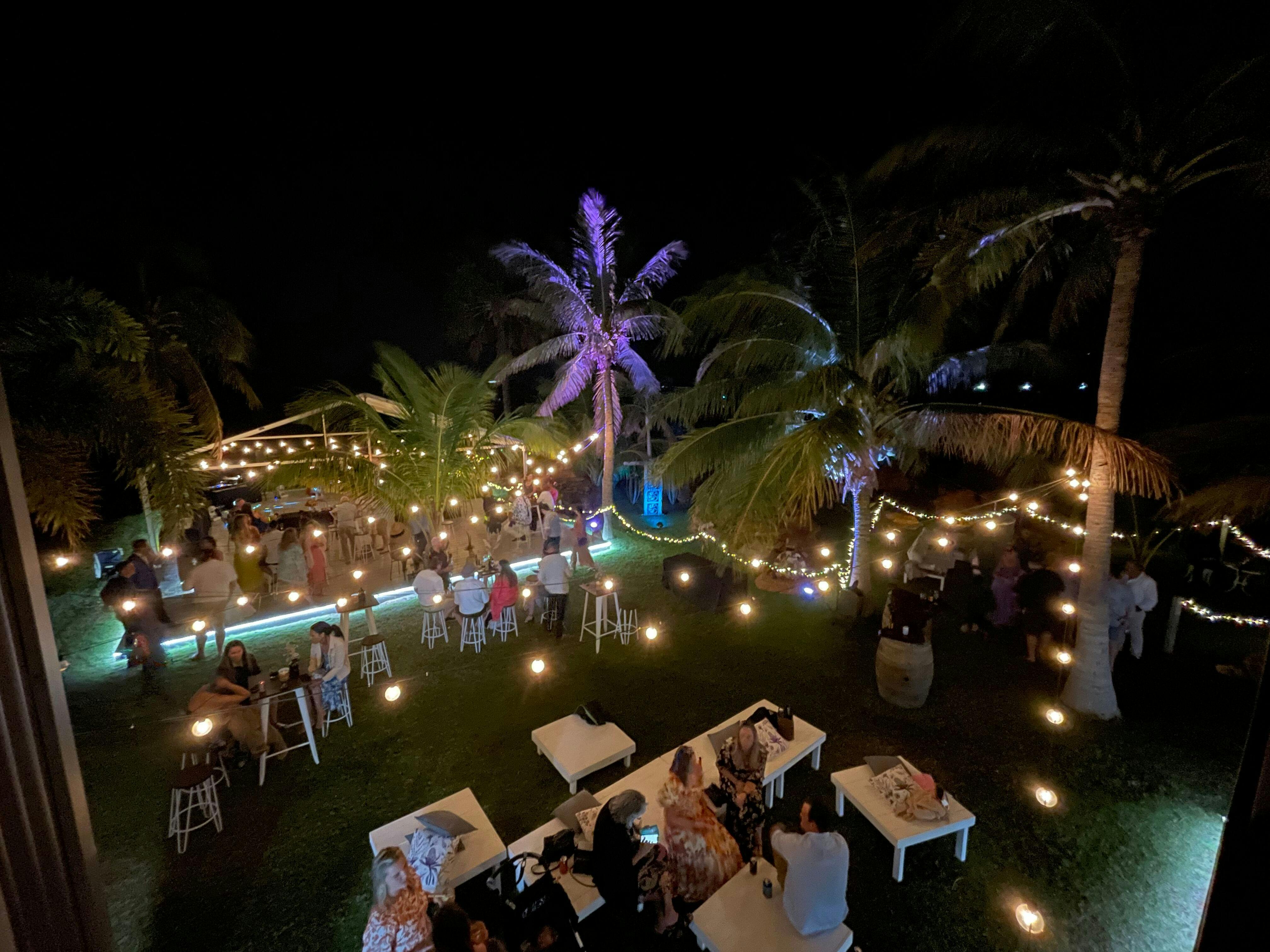 Broome Weddings and Events at night