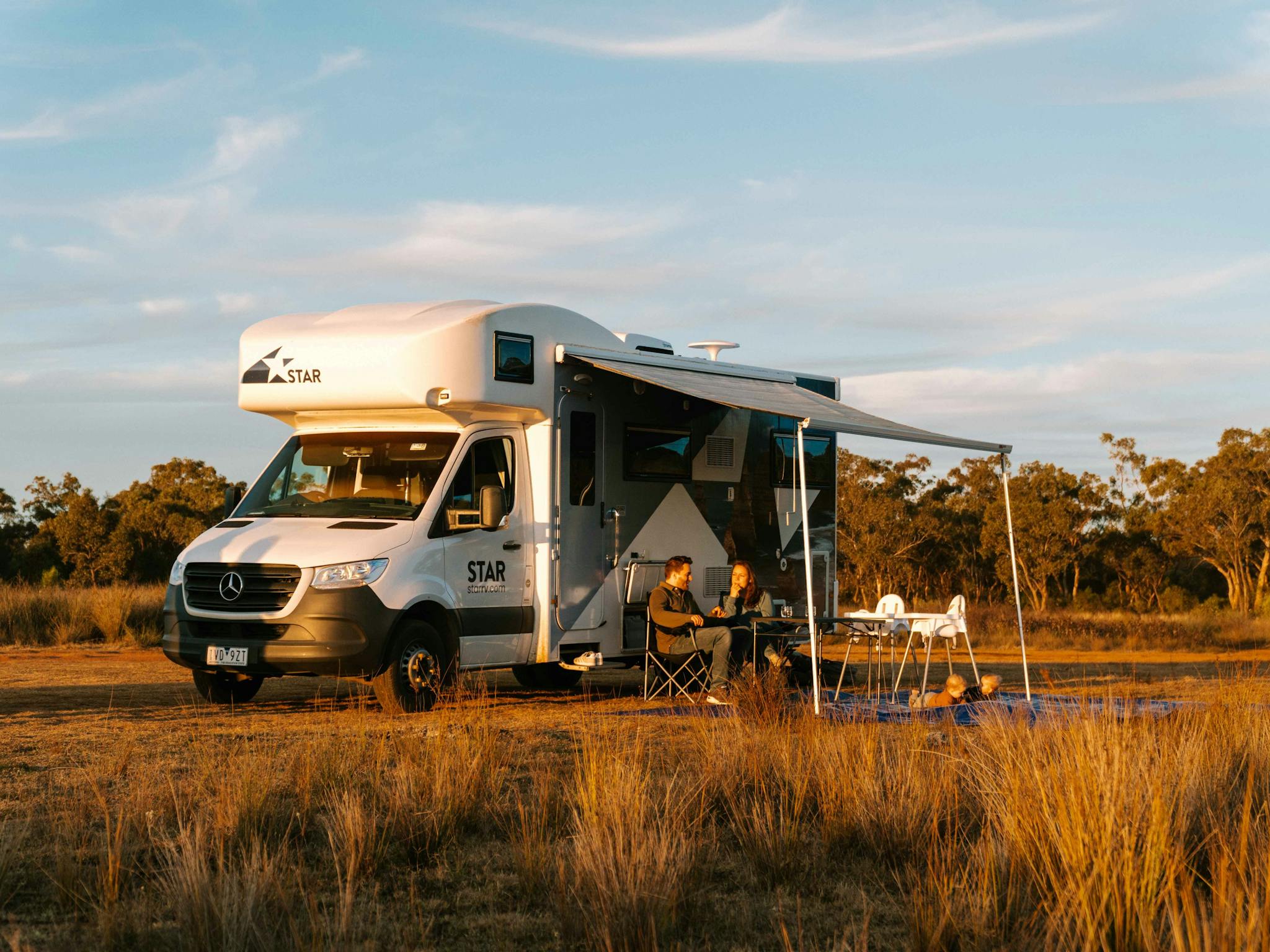 A Star RV motor home in Australia