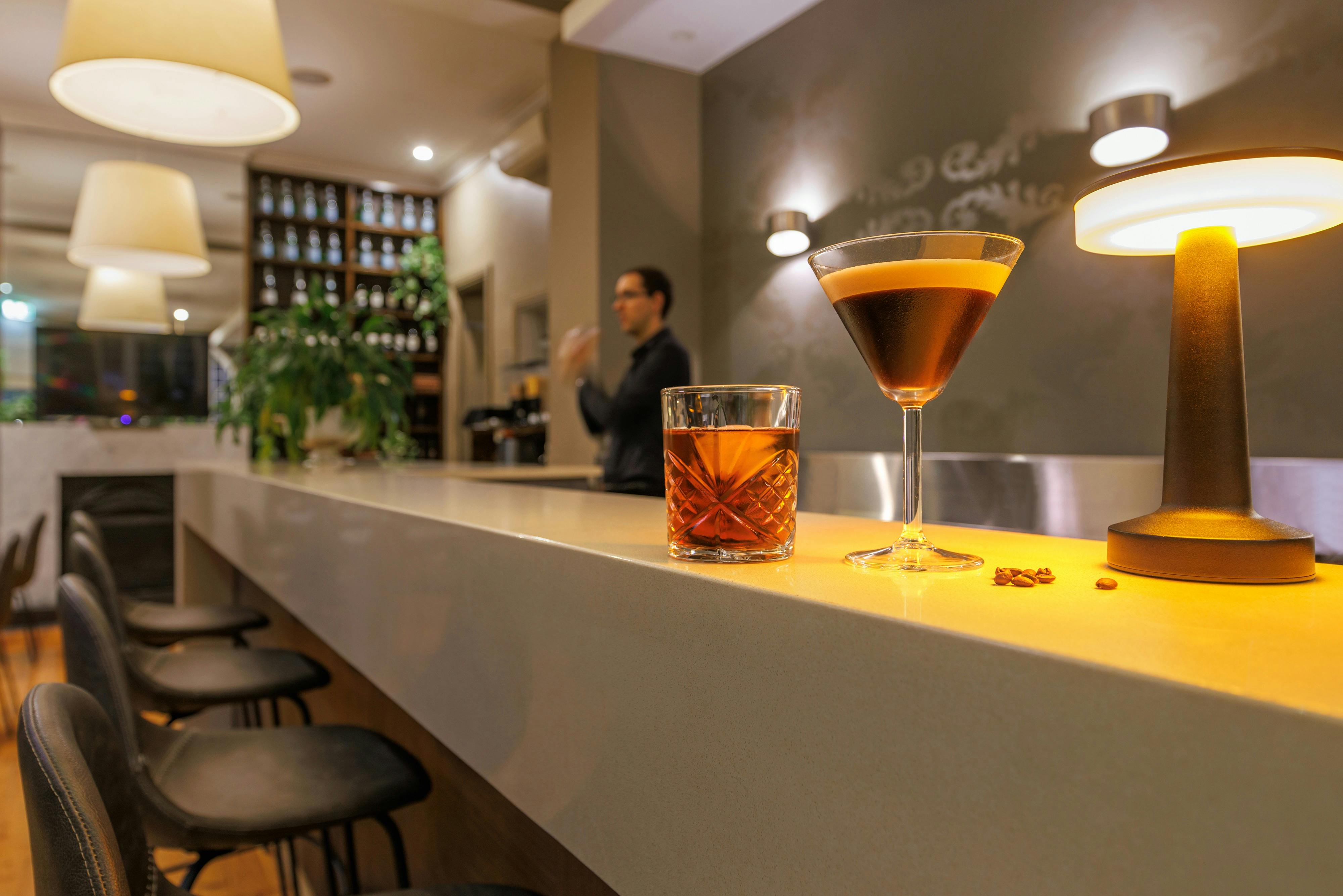 Happy hour 5:00–7:00PM with selected beers, wines and cocktail.