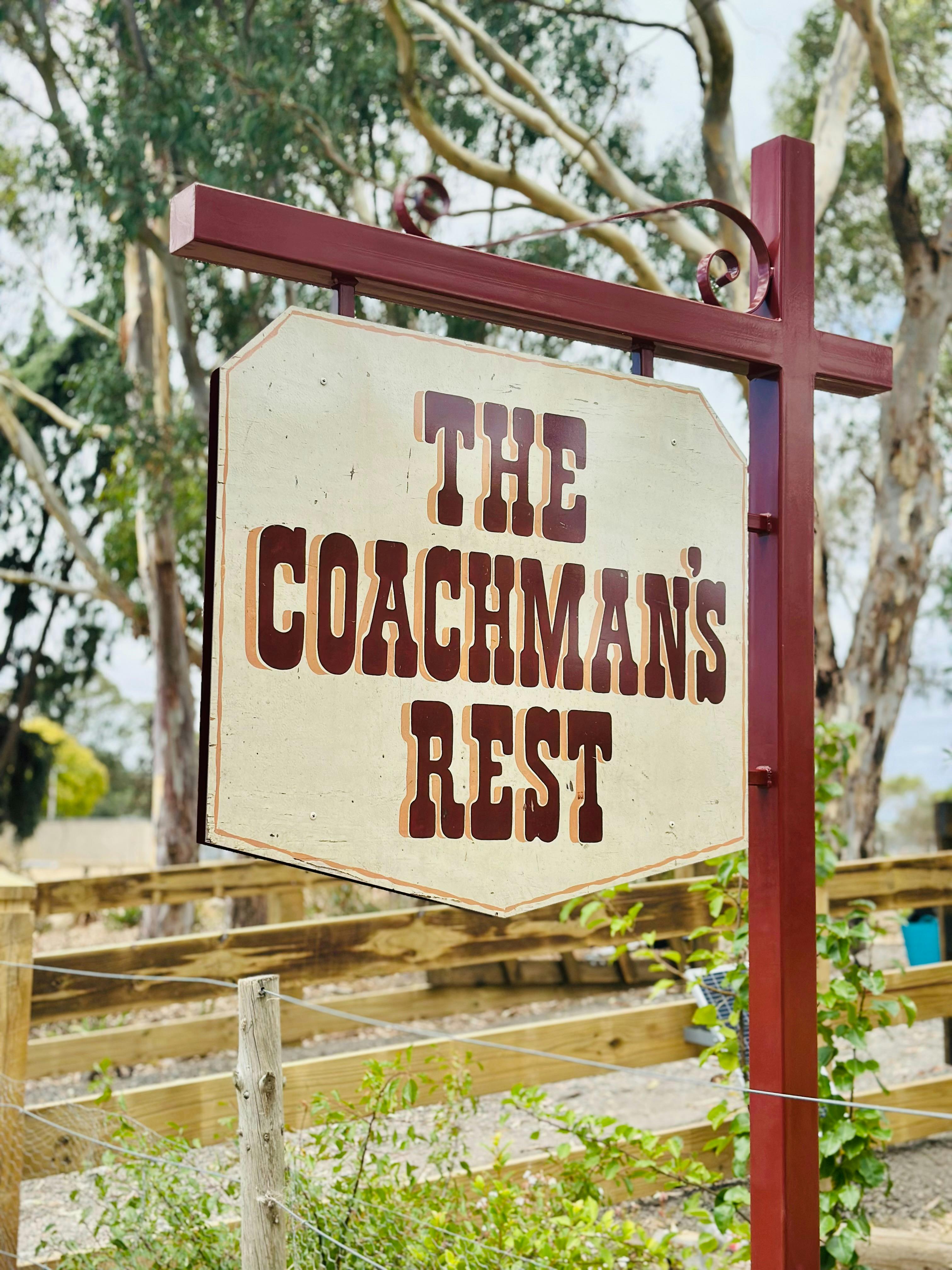 Main sign located at the front of the property