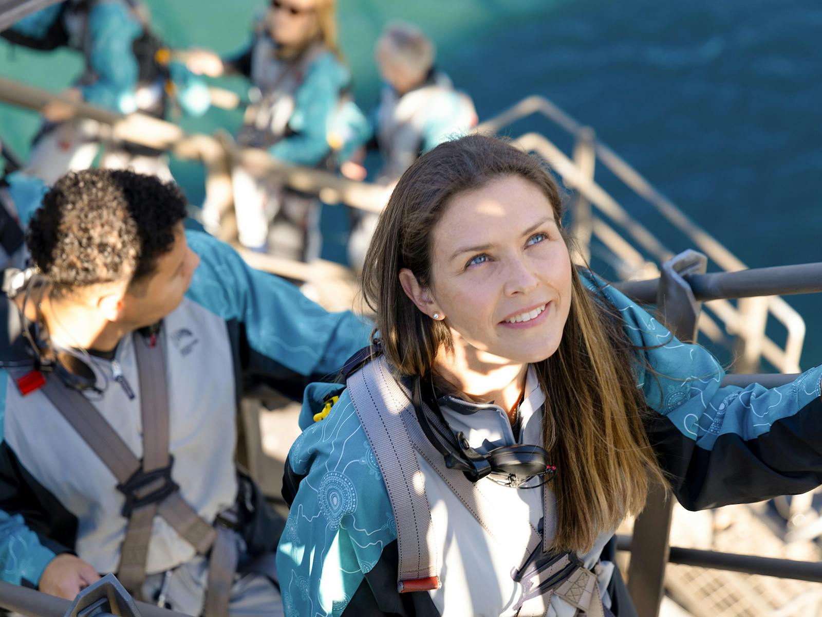 Climbers at the Summit of the Sydney Harbour Bridge, BridgeClimb