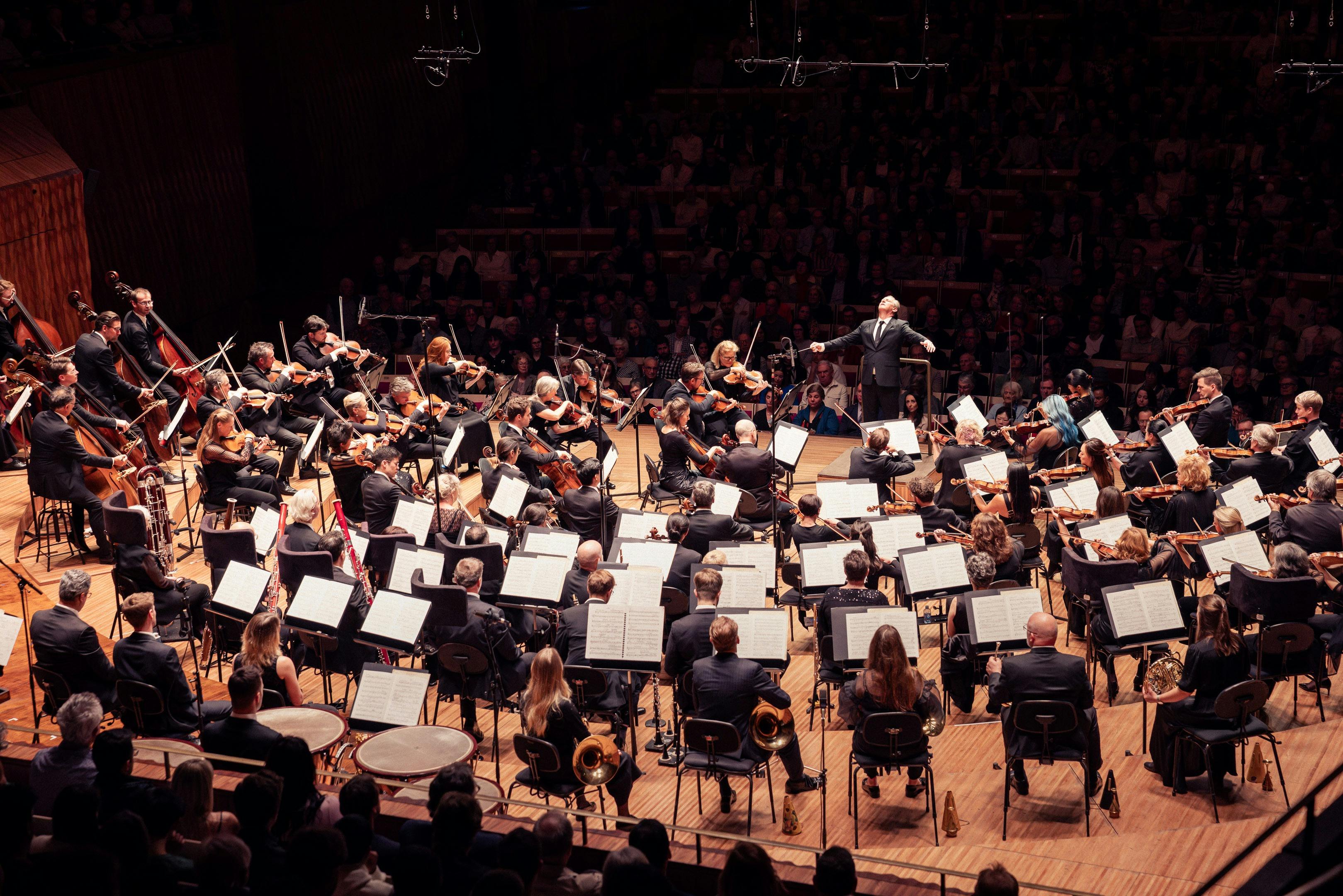 Alexander Briger conducts the Australian World Orchestra, audience perspective