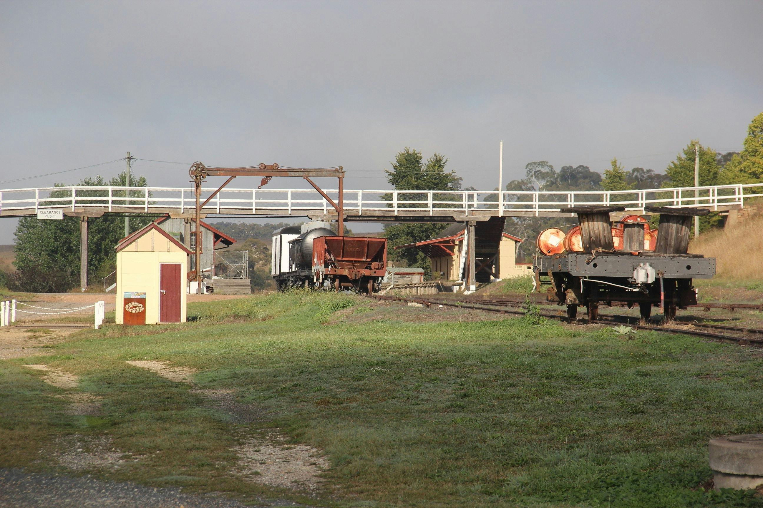 Looking towards station
