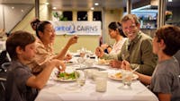 Family dining on Spirit of Cairns