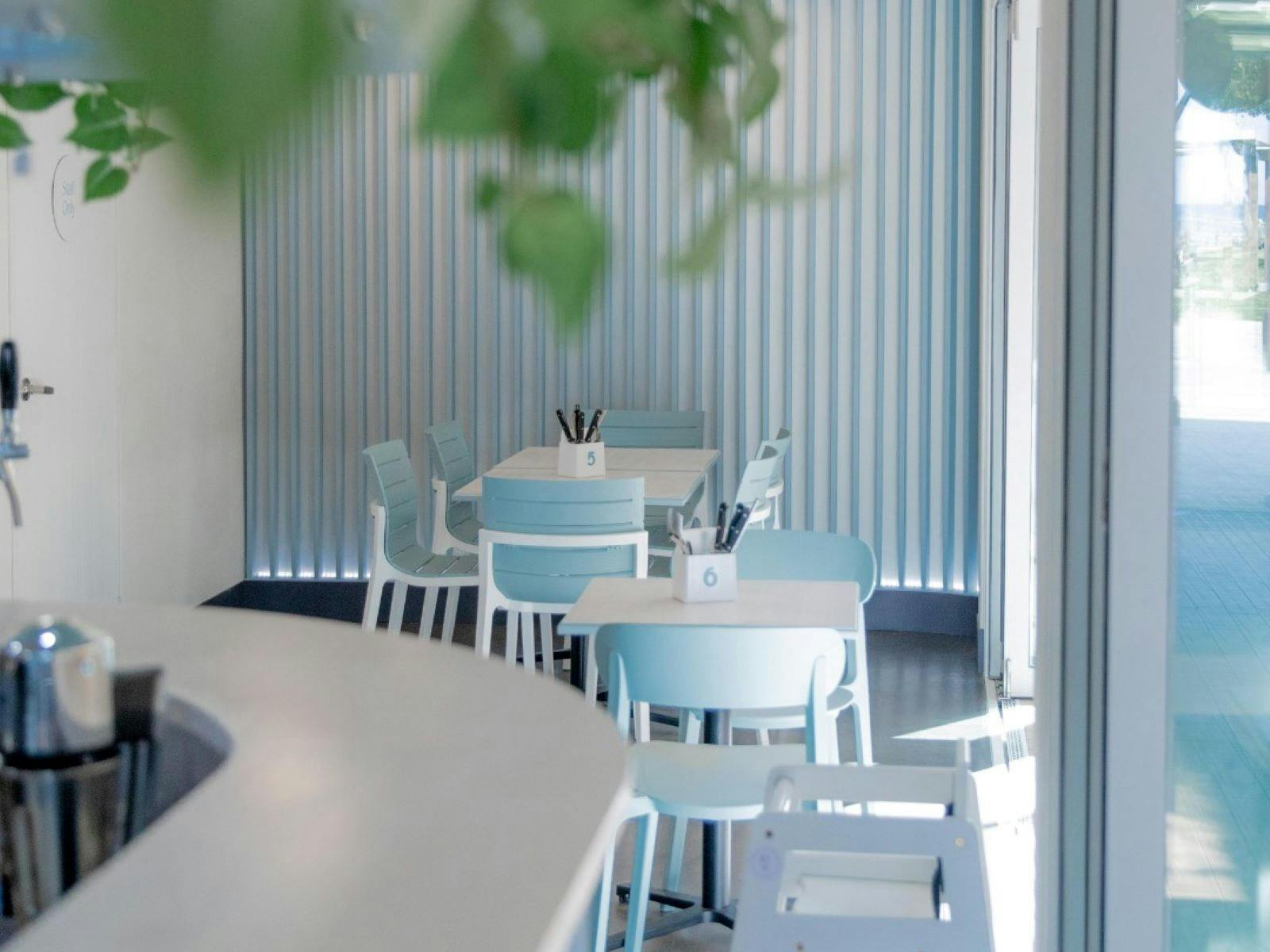 Inside cafe