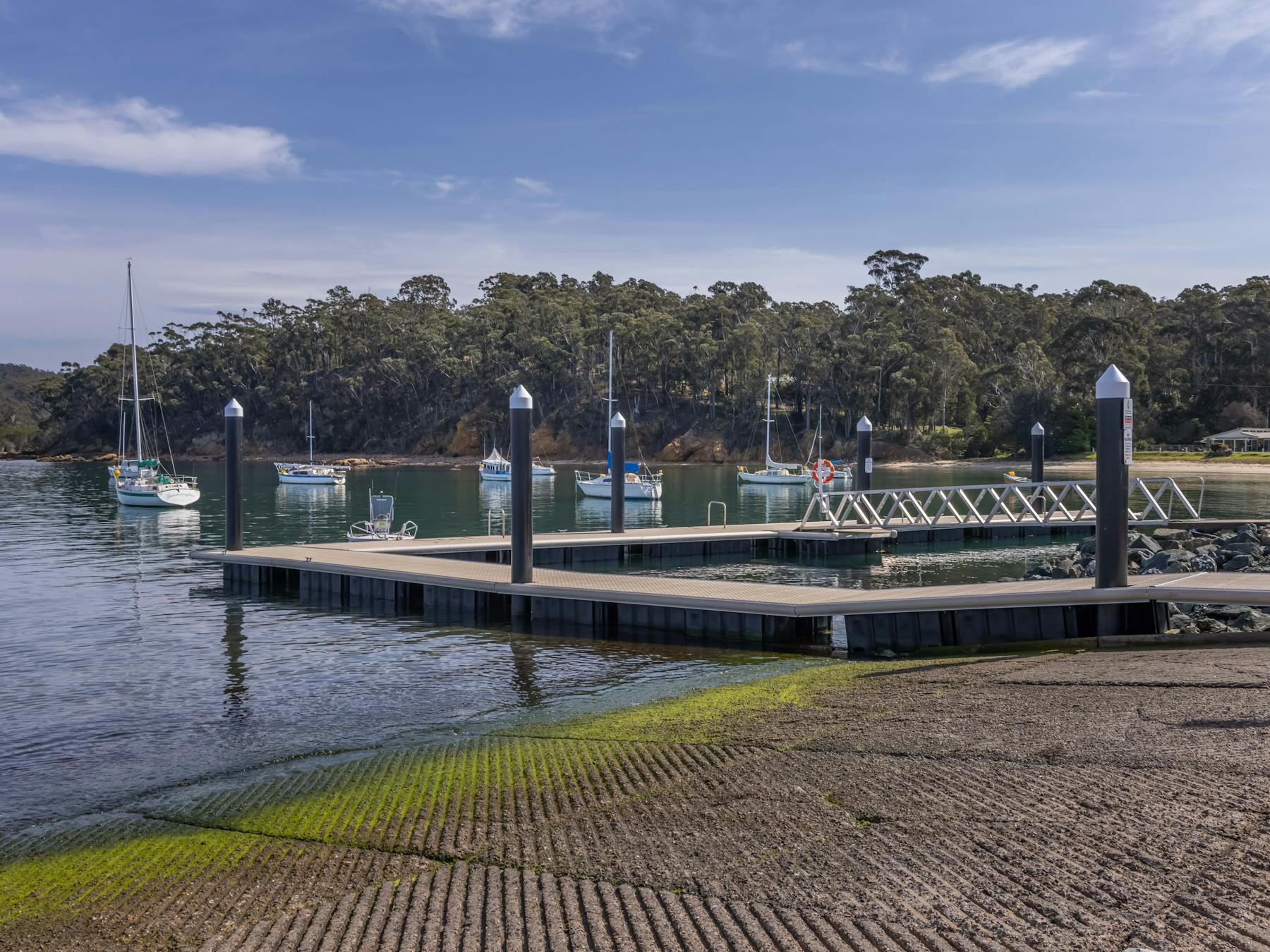 Quarantine Bay and Boat Ramp, Eden, Fishing ramp, swimming, NSW south coast, Sapphire Coast