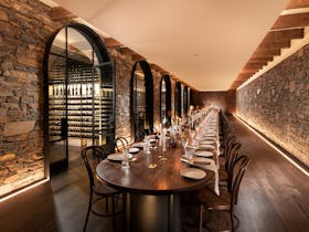 Wine tunnel and vaults underground at Kingsford