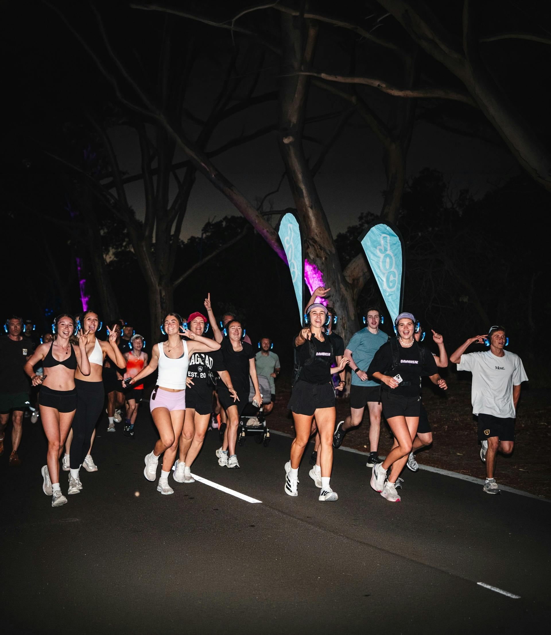 Runrise Sunrise silent disco