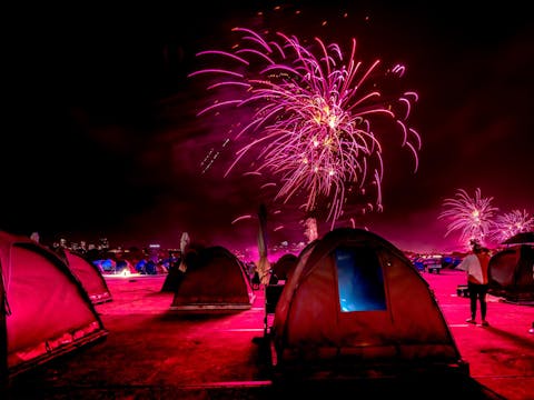 Cockatoo Island New Years Eve Camping Experience