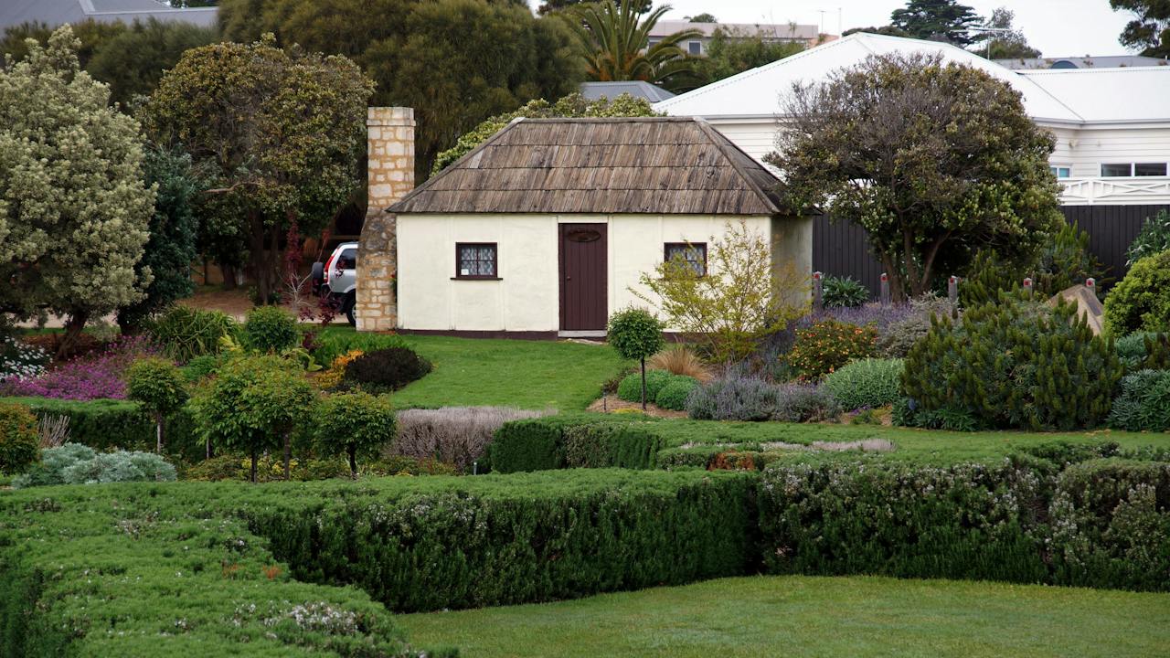 Watts Cottage, National Trust classified, wattle and daub limeburner's home, built 1869-187