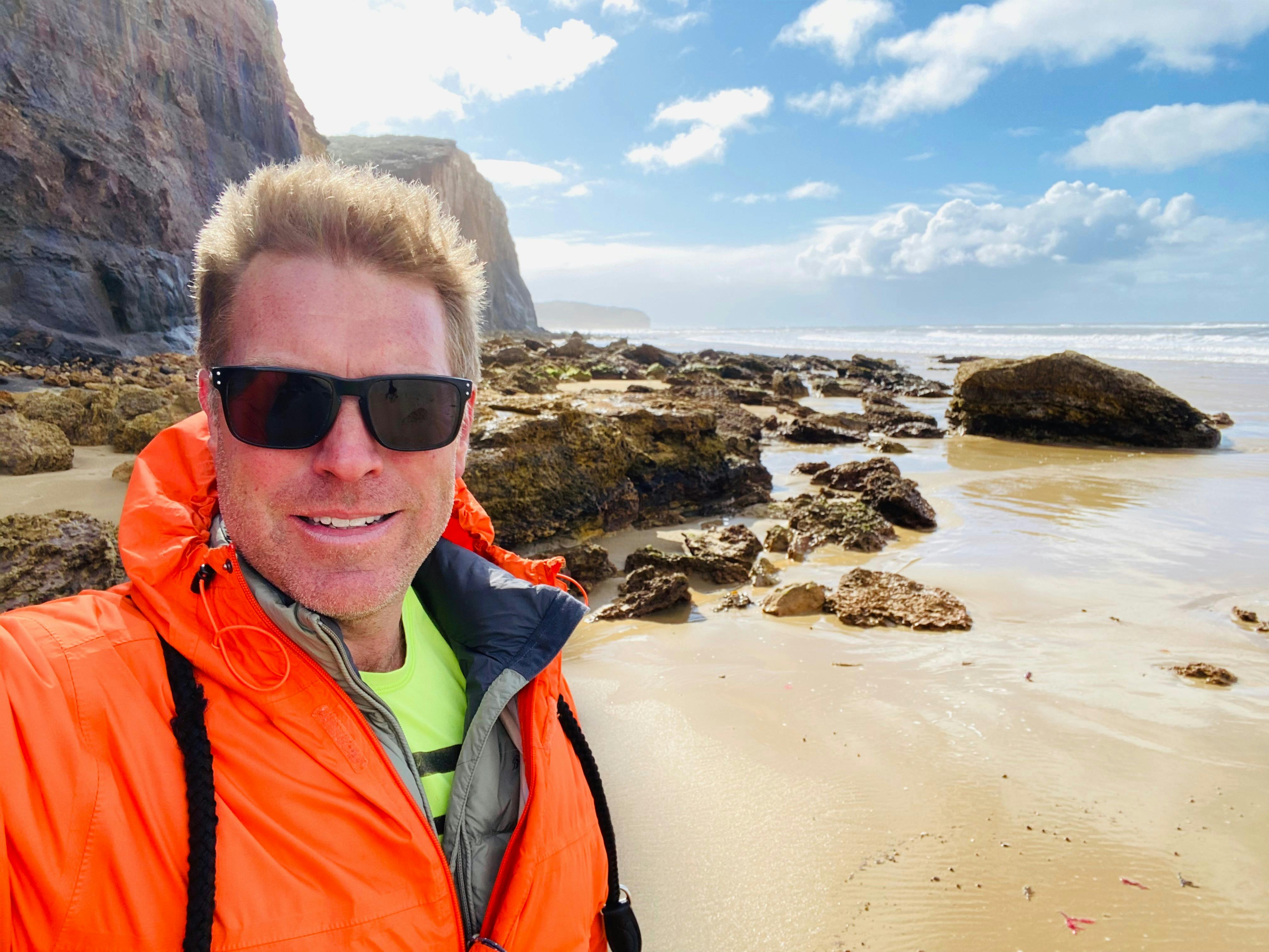 A Surf Coast Local, Tim enjoys showing off his 'backyard'