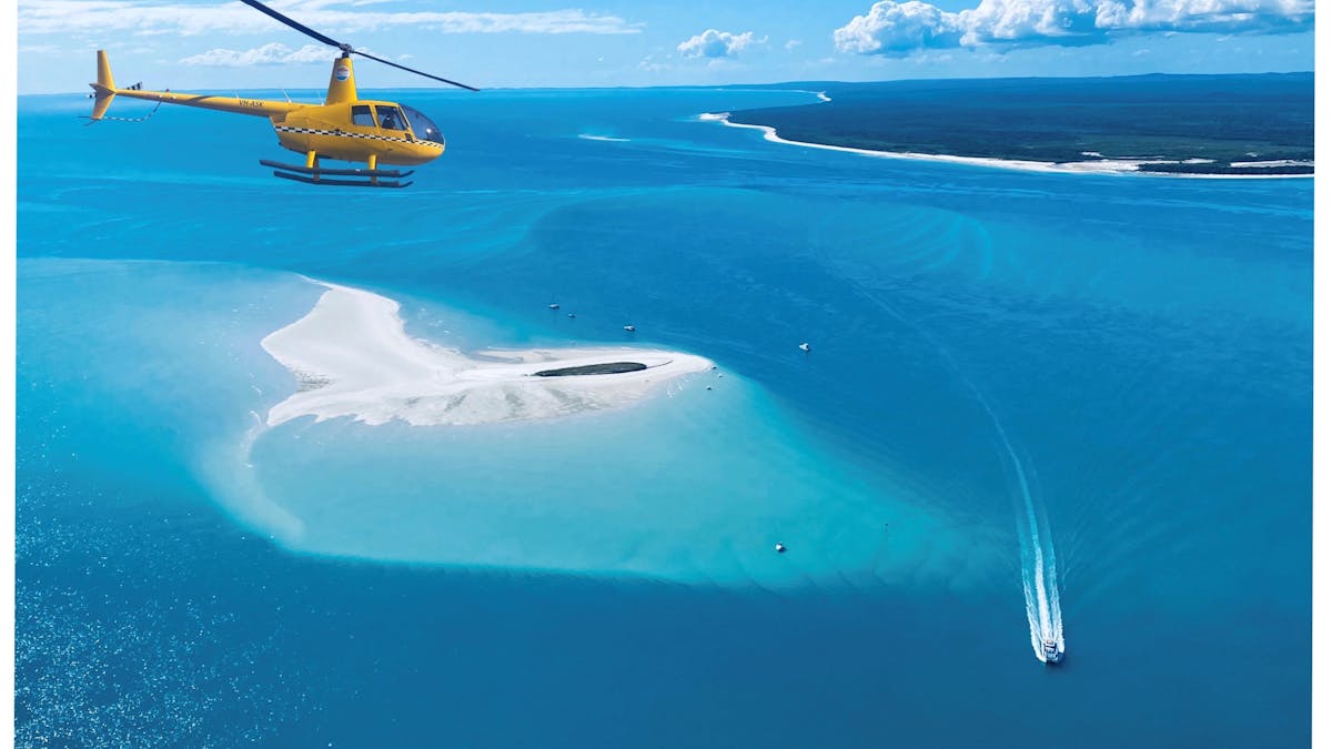 Flight over Pelican Banks