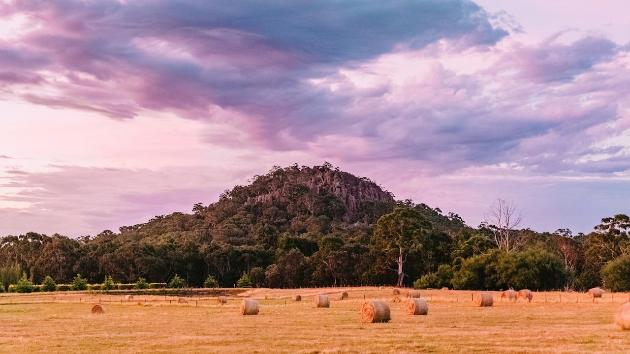 Iconic Hanging Rock in the Macedon Ranges
