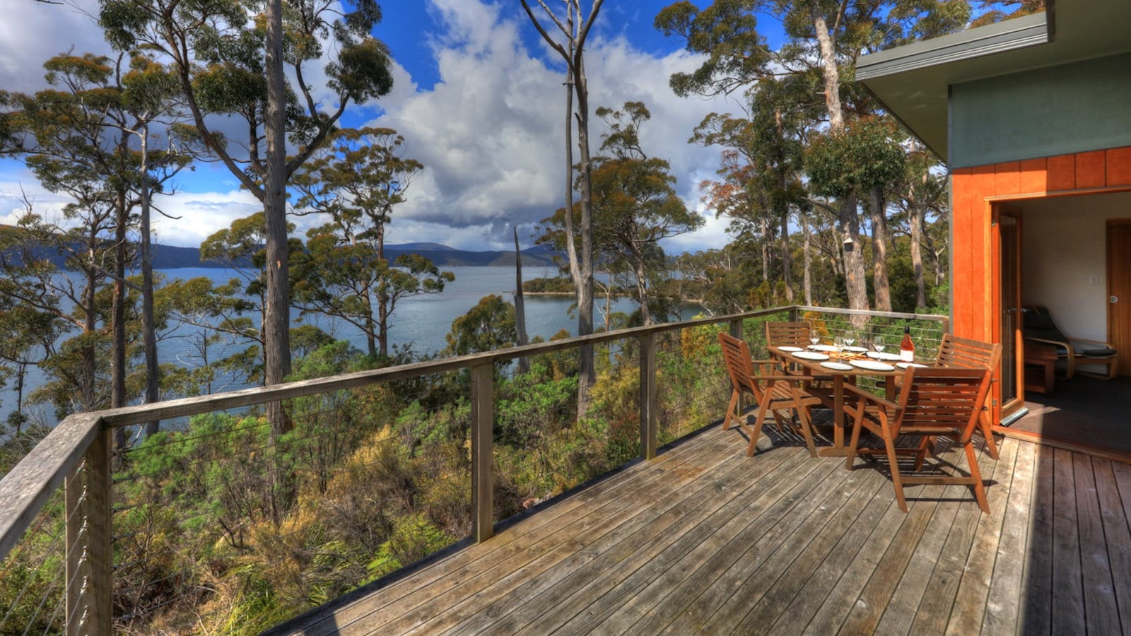 Spa Chalet with water views
