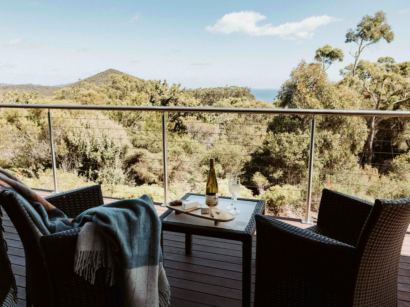 Enjoy the stunning views of Rock Cape National Park and the Boat harbour coastline from the balcony.