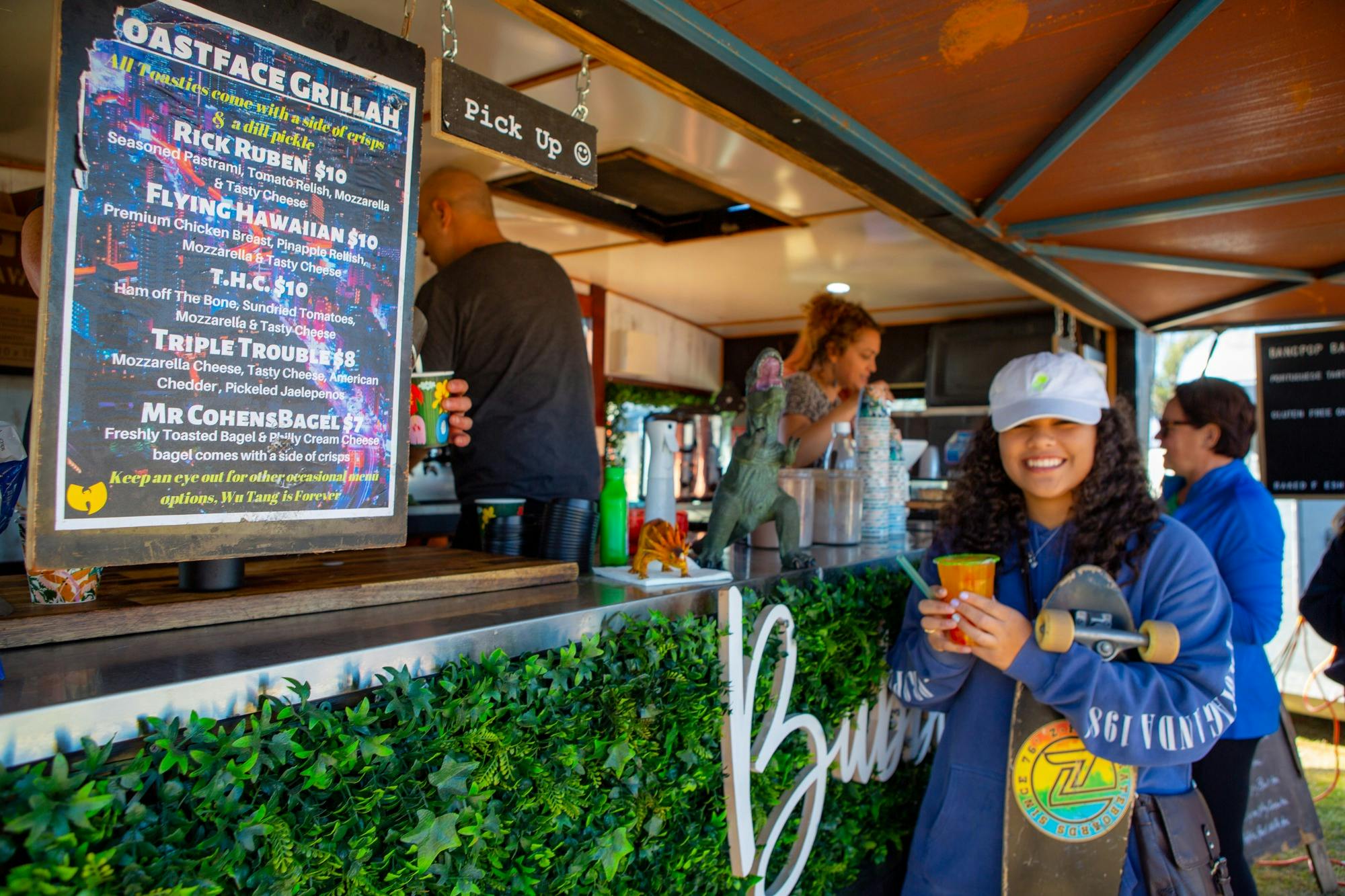 Coffee, juices and drink stalls