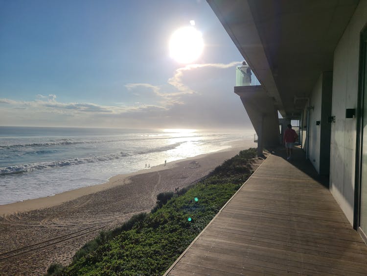 View over Portsea Backbeach from Portsea SLSC