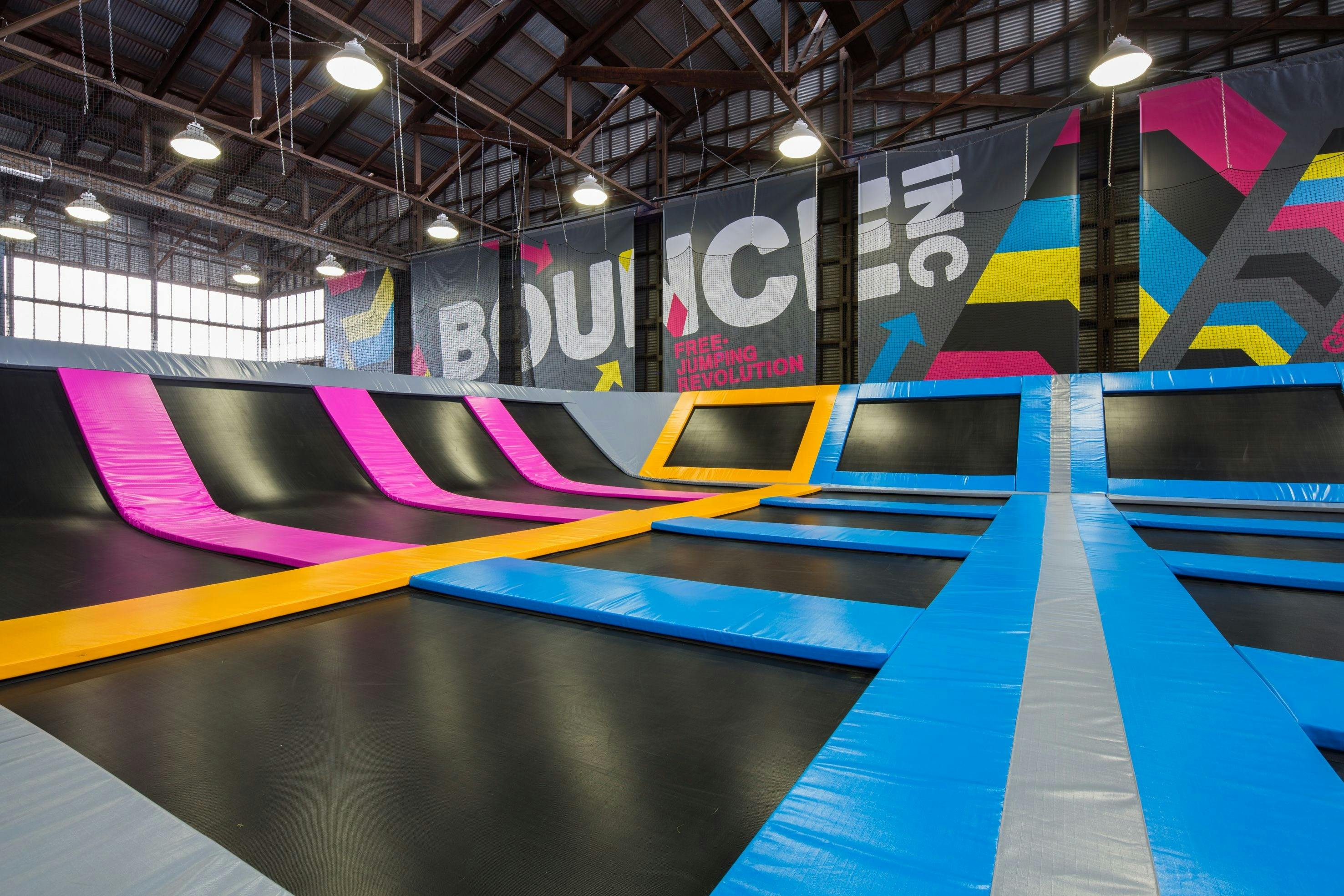 Free jumping trampolines