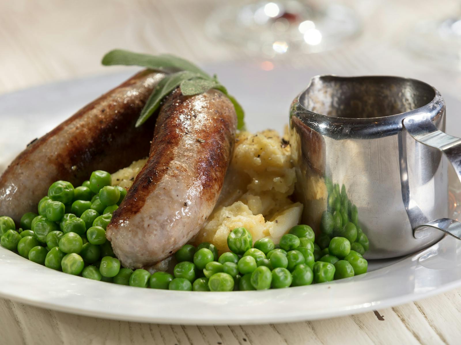 Franks Cider House and Cafe Sausages and Mash