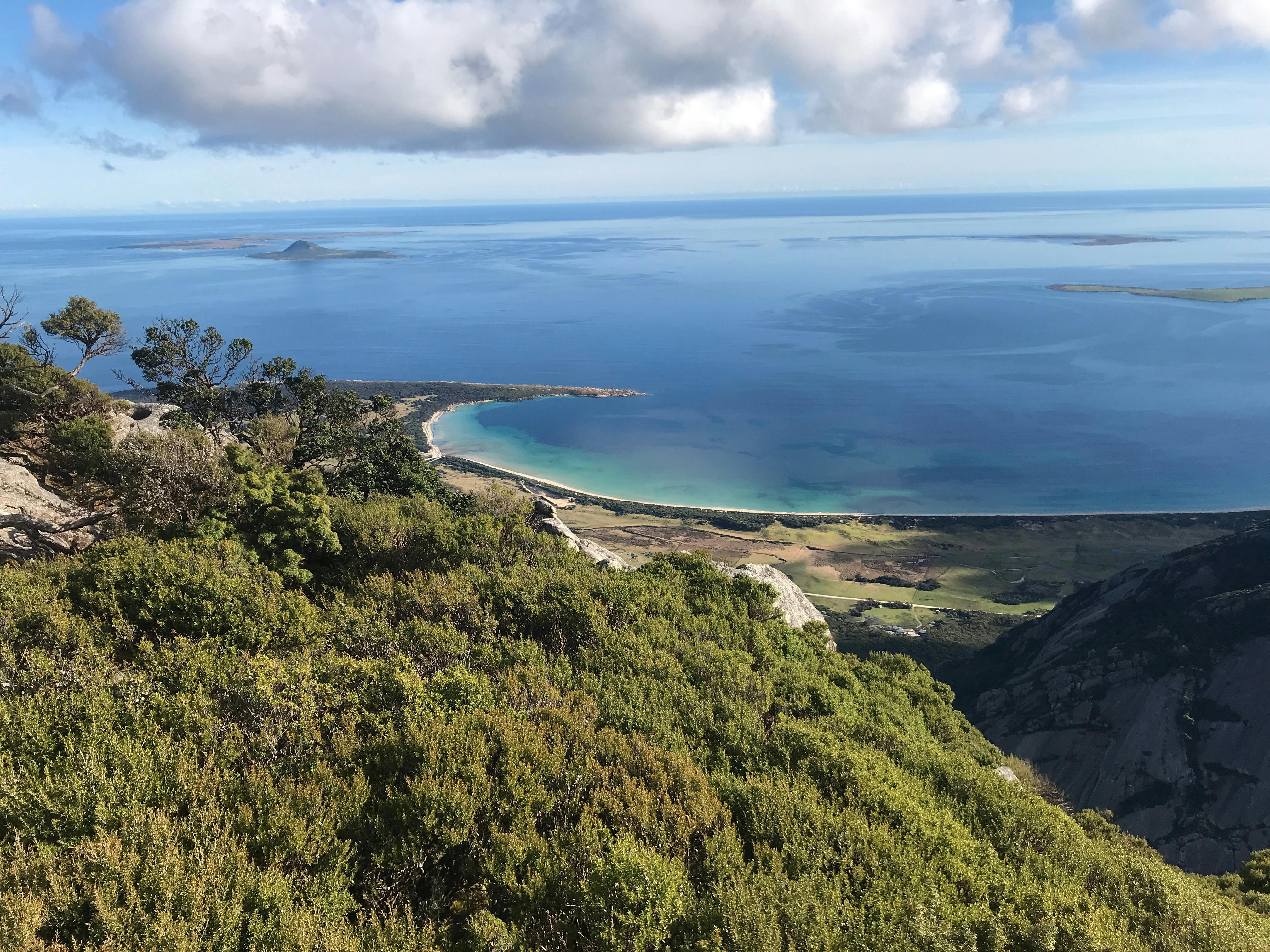View from the summit of Mt Strzelecki