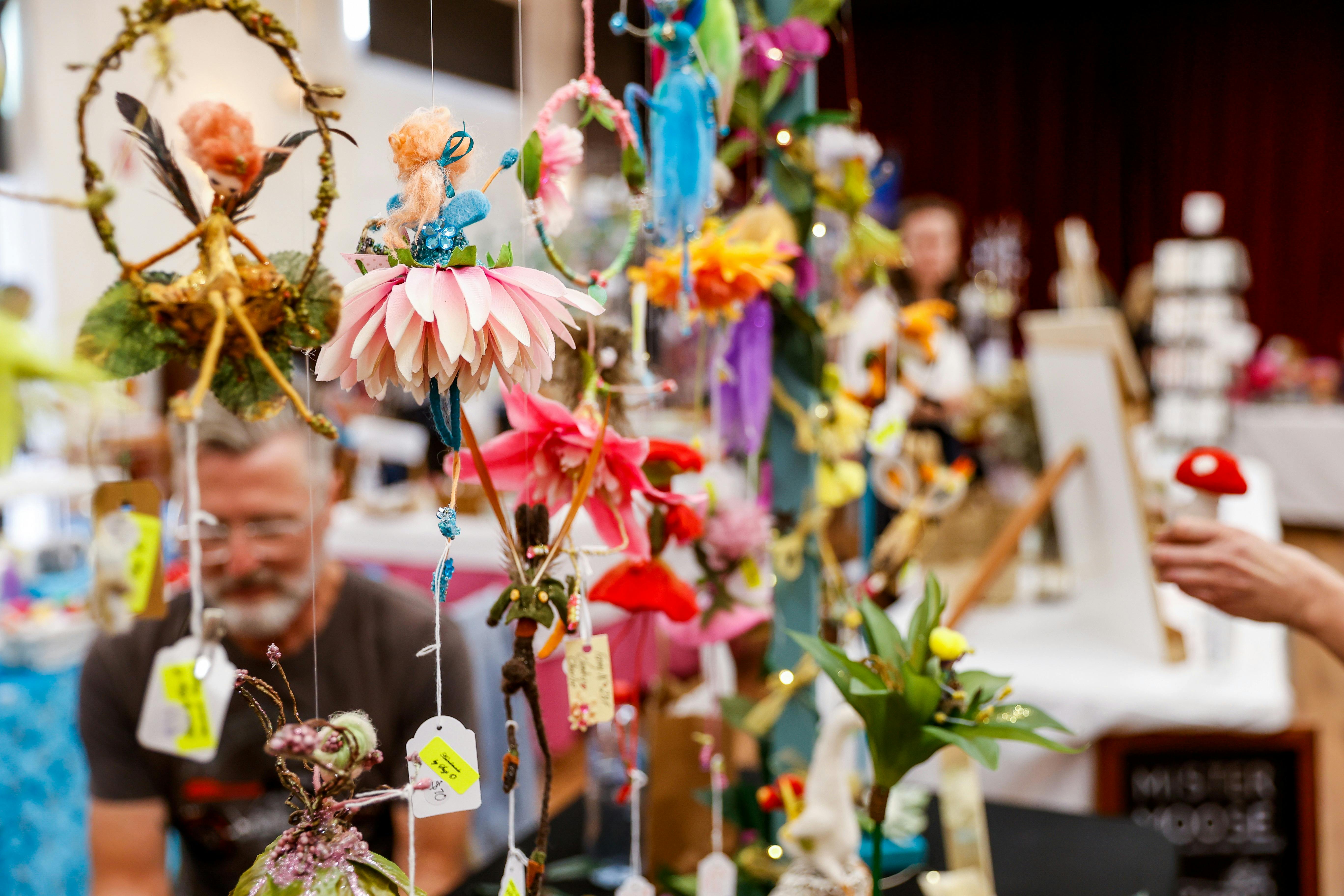 Artisan market stalls