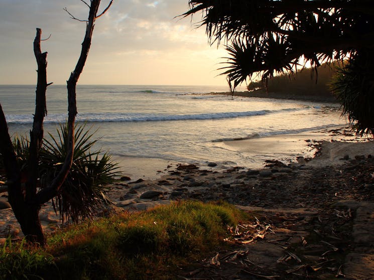 Looking out towards the Point.