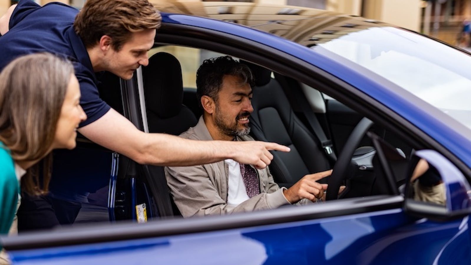 Drive Car Hire concierge handing car to driver