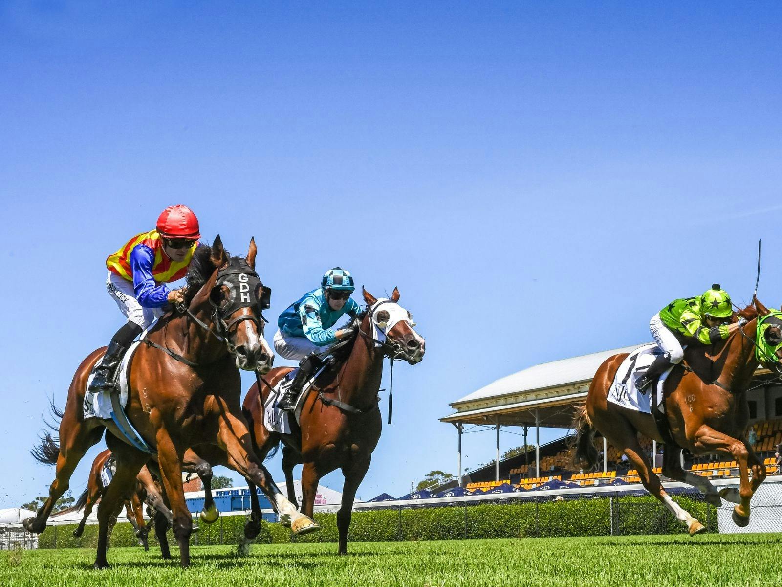 Racing at Newcastle Racecourse