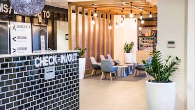 Reception interior at Abode Woden