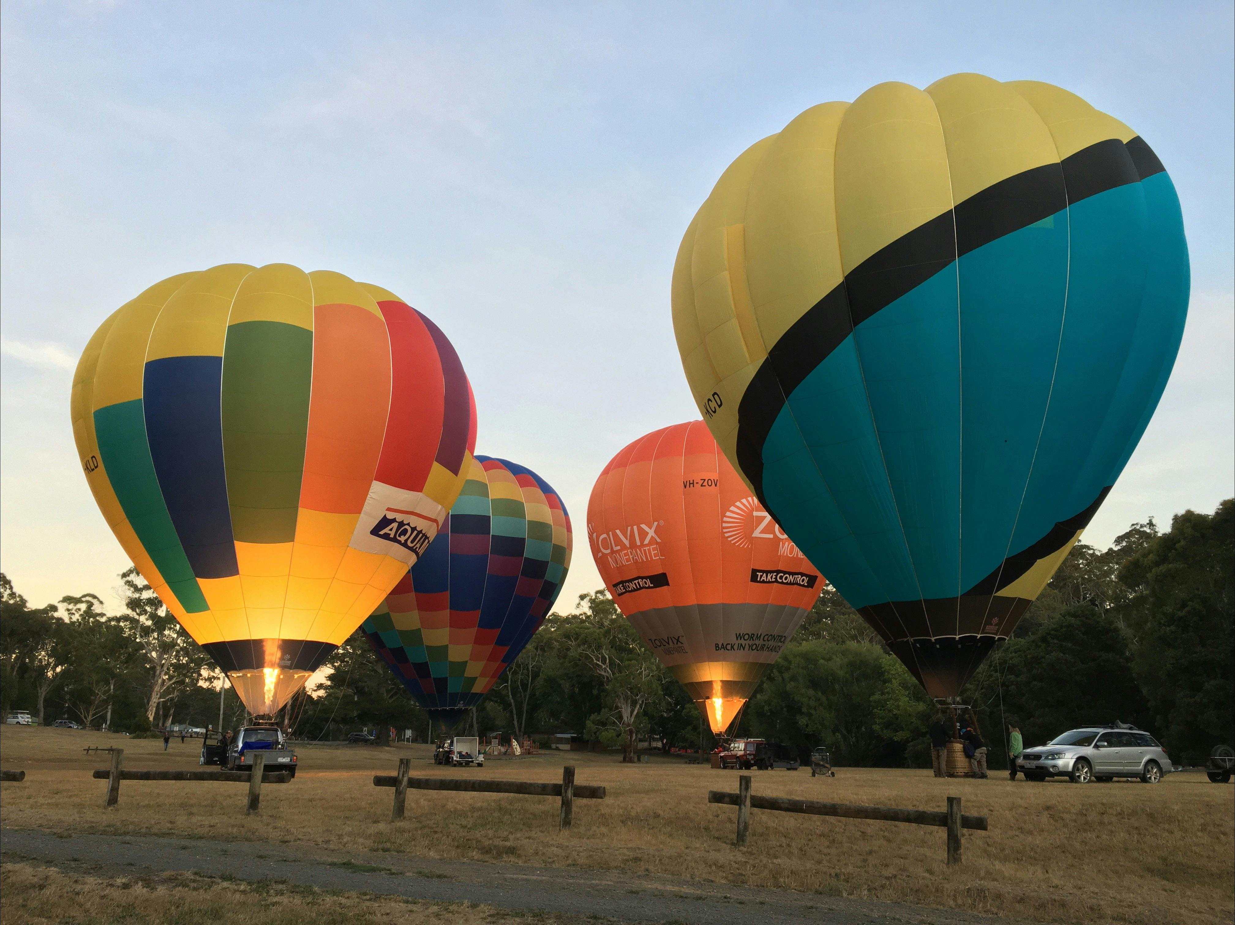 Daylesford Hot air ballooning