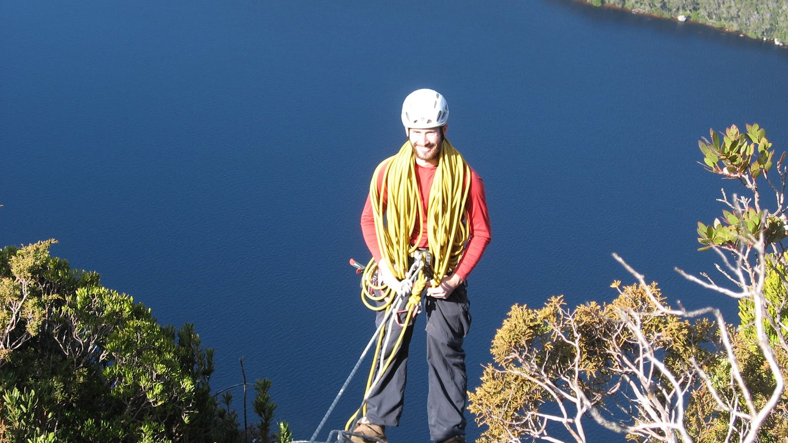 After a day of great rock Climbing in Tasmania